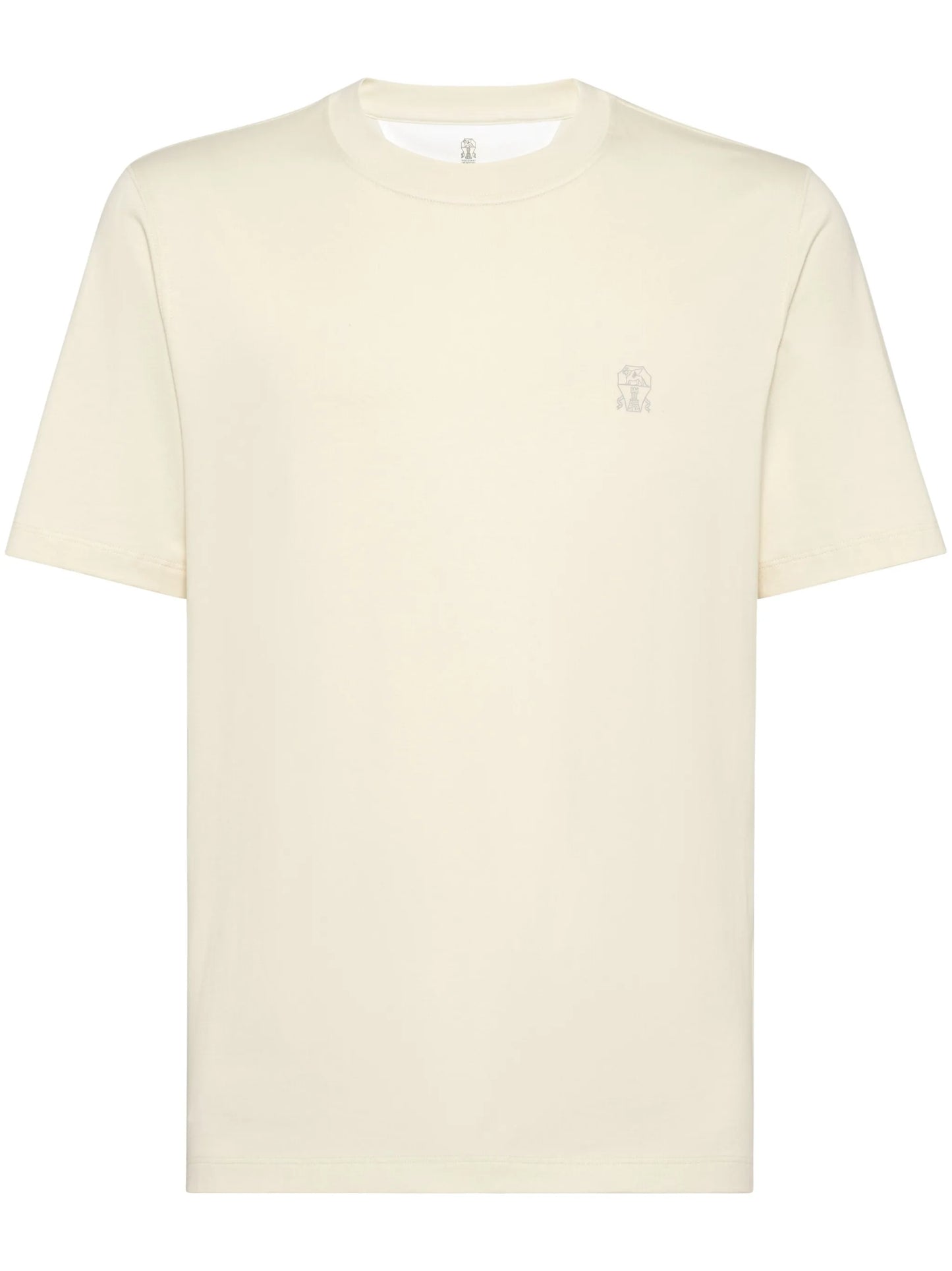 logo-print jersey T-shirt