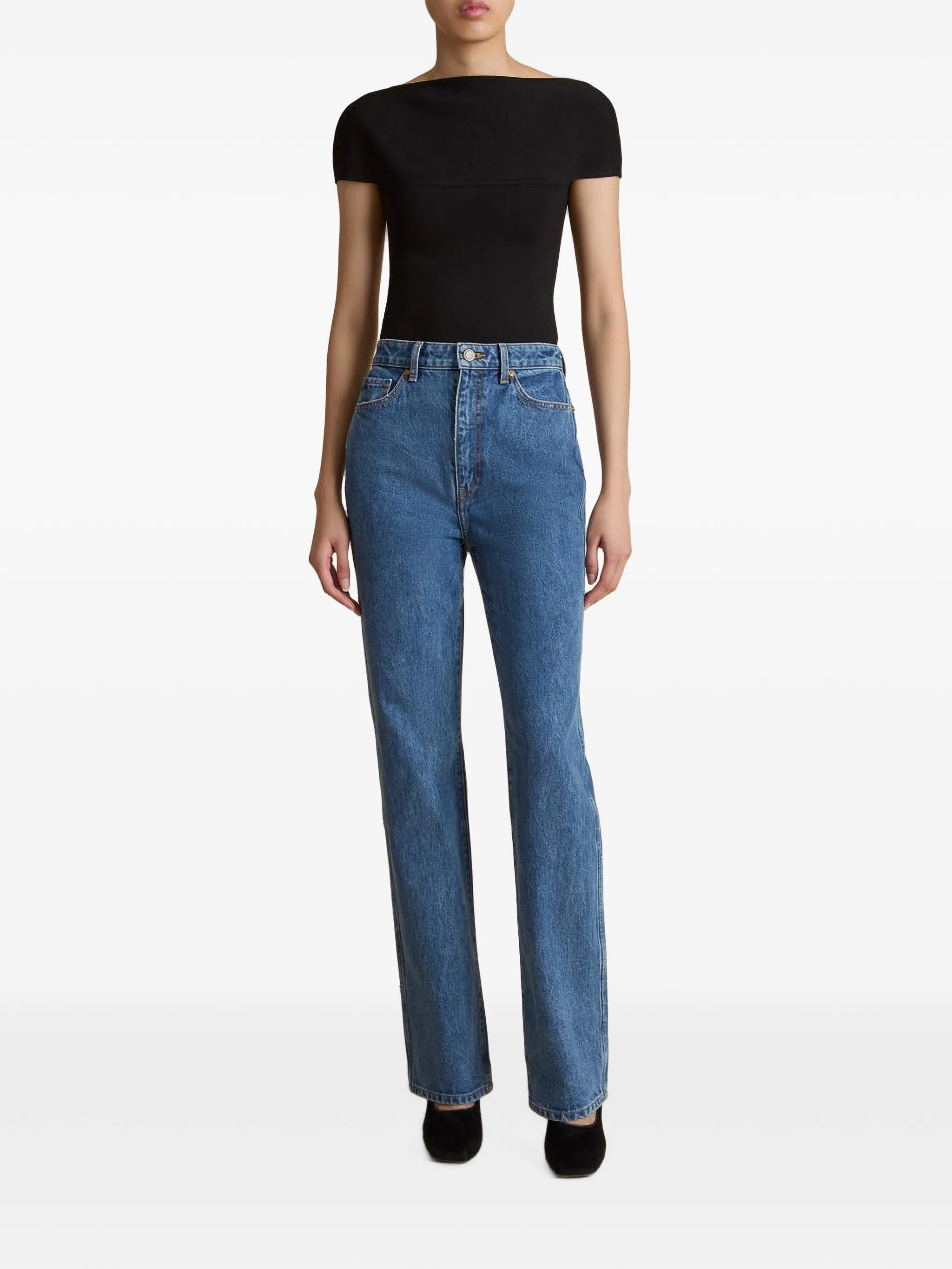 Danielle flared-leg jeans