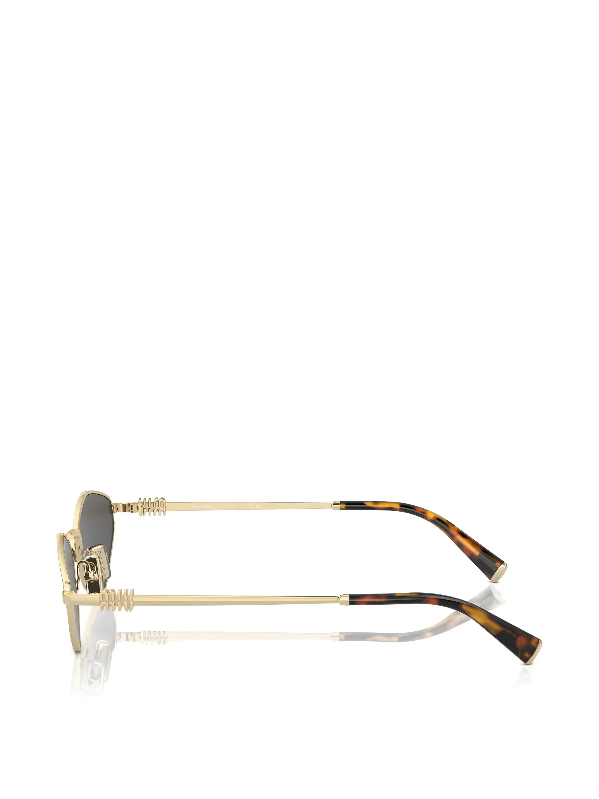 geometric-frame sunglasses