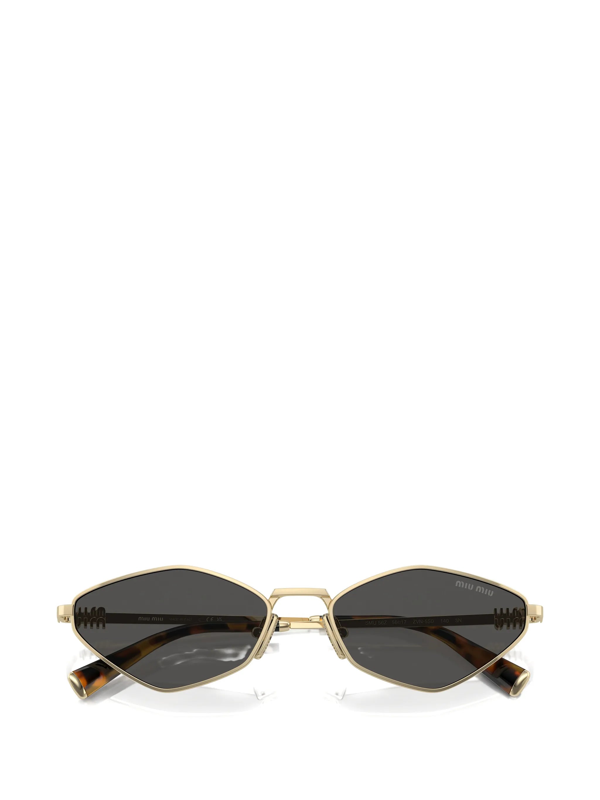 geometric-frame sunglasses