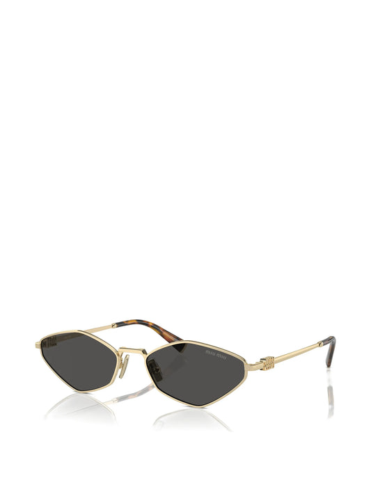geometric-frame sunglasses