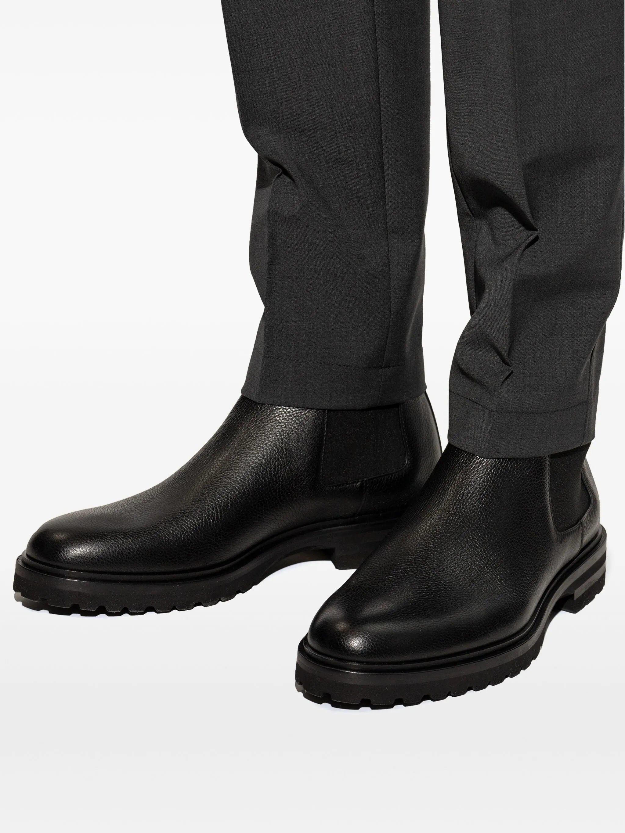 leather Chelsea boots