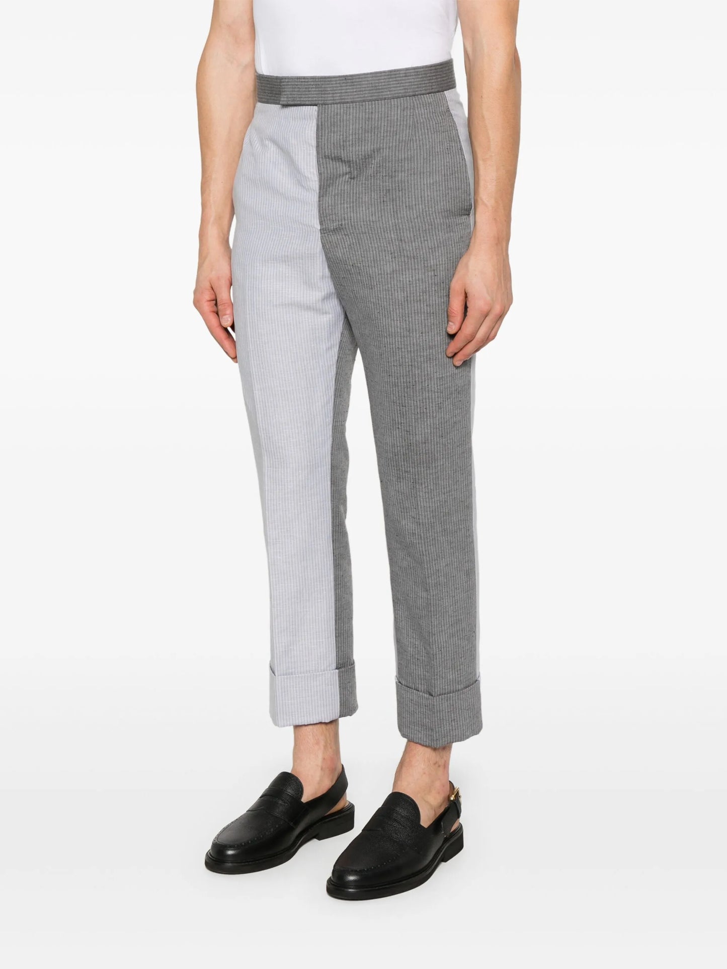 striped trousers