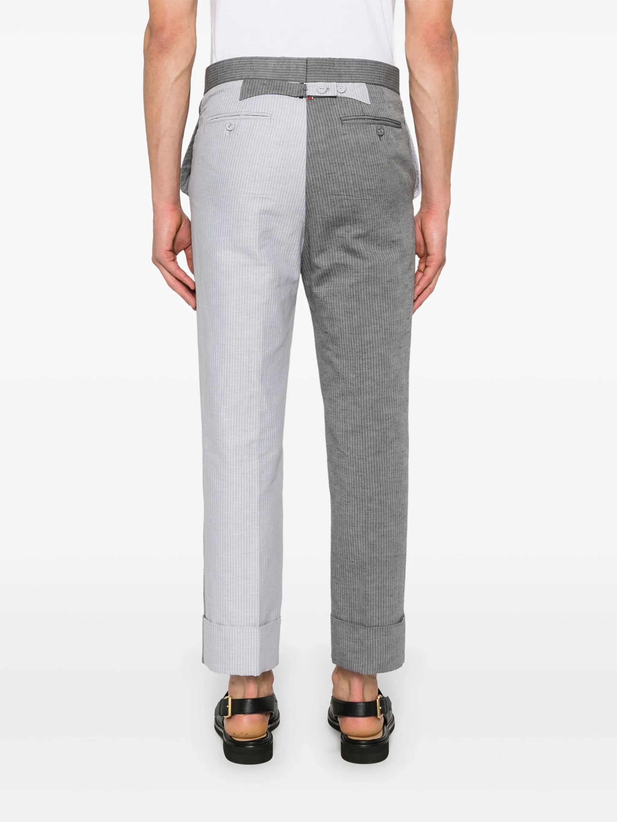 striped trousers