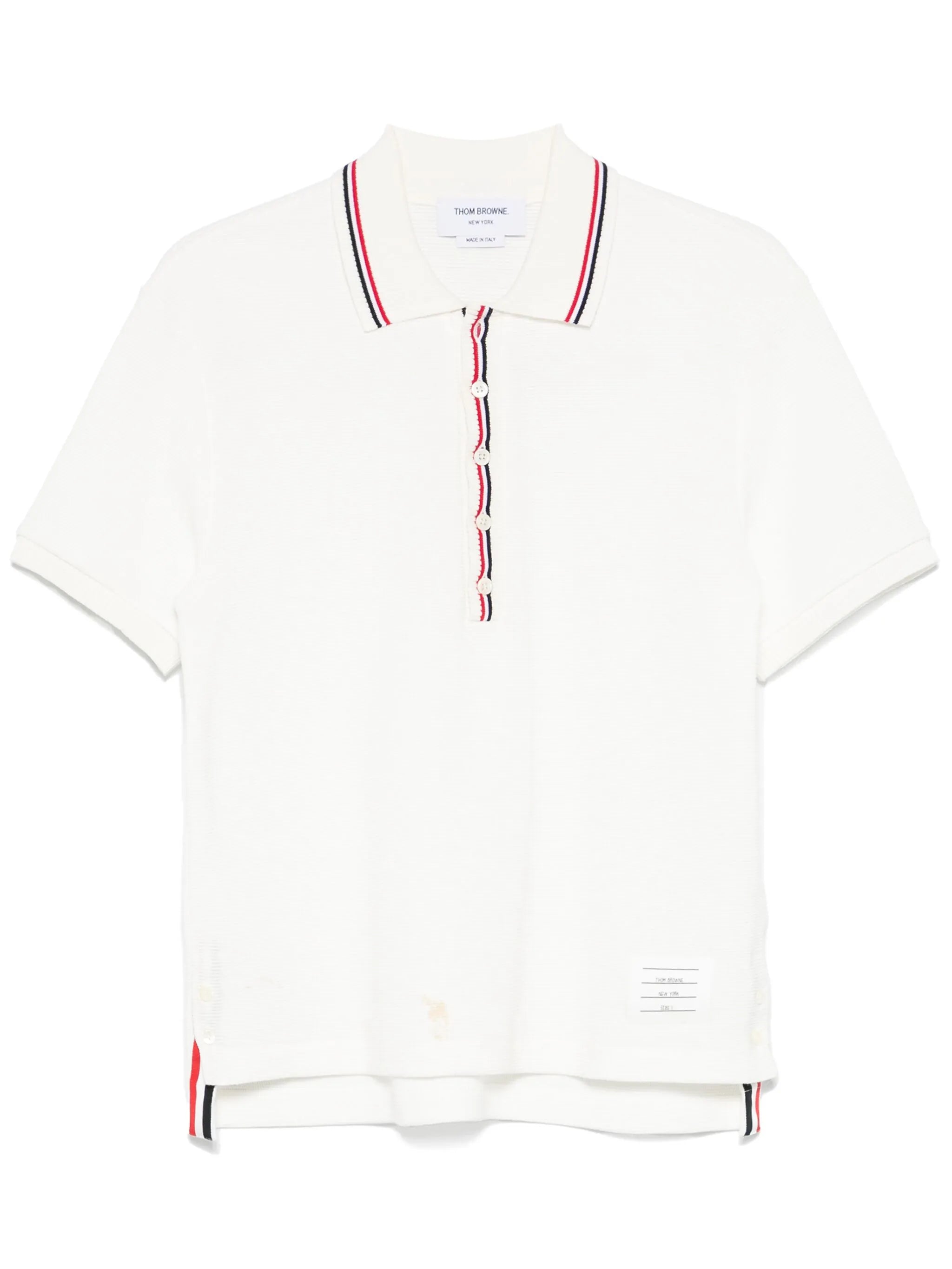 RWB stripe-detail polo shirt