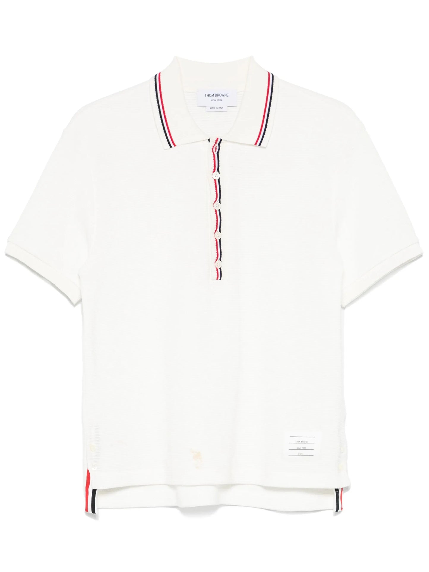 RWB stripe-detail polo shirt