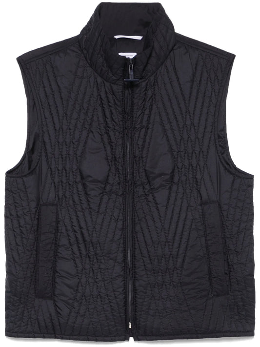 quilted gilet