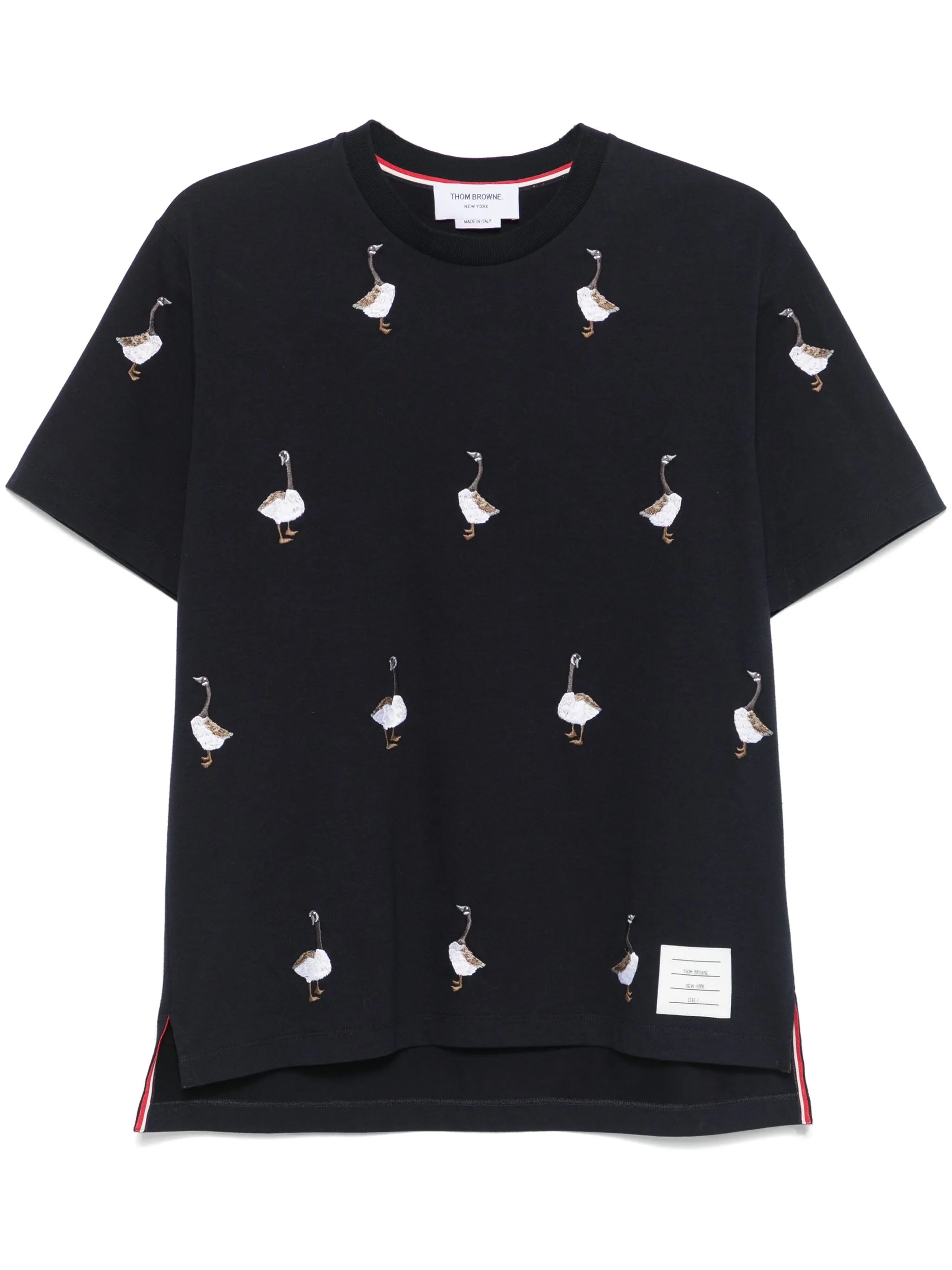 embroidered-motif T-shirt