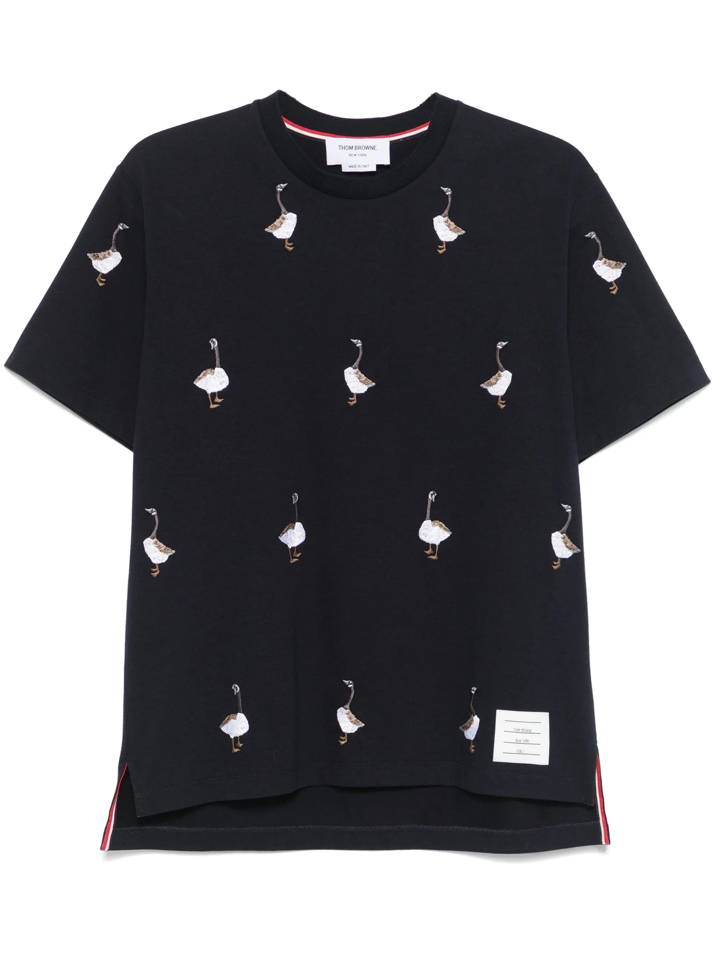 embroidered-motif T-shirt