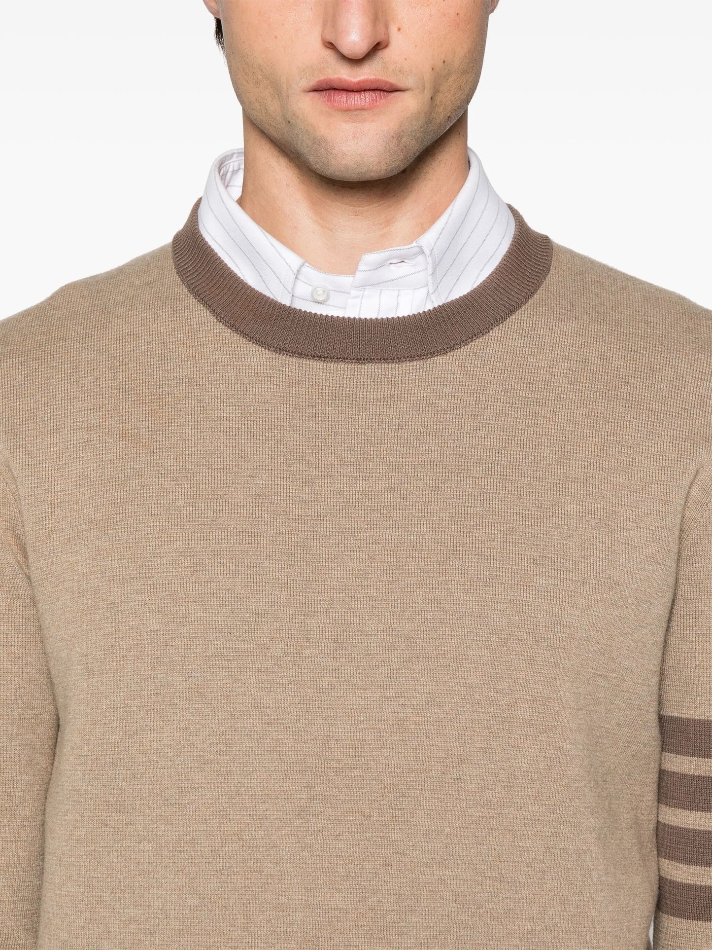 4-Bar stripe sweater