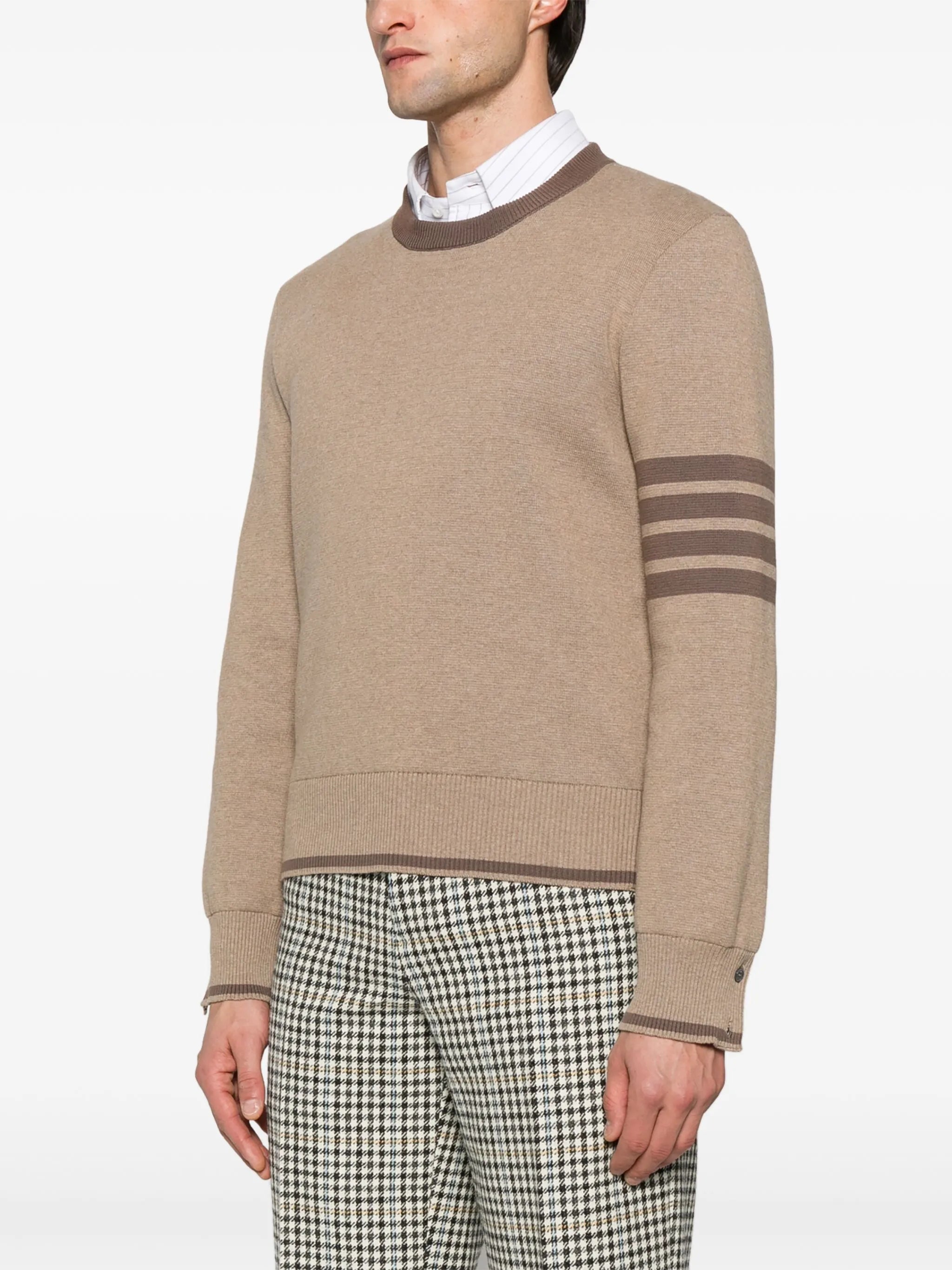 4-Bar stripe sweater