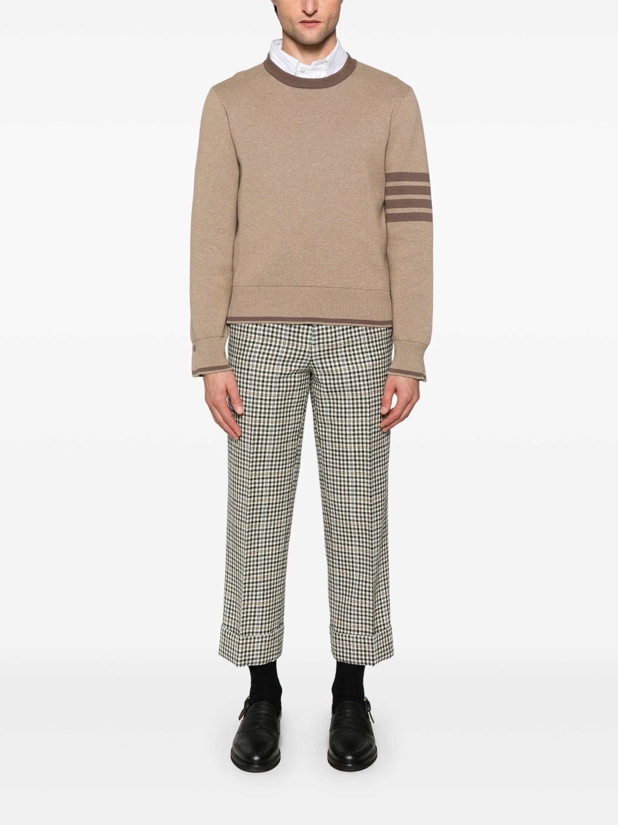 4-Bar stripe sweater
