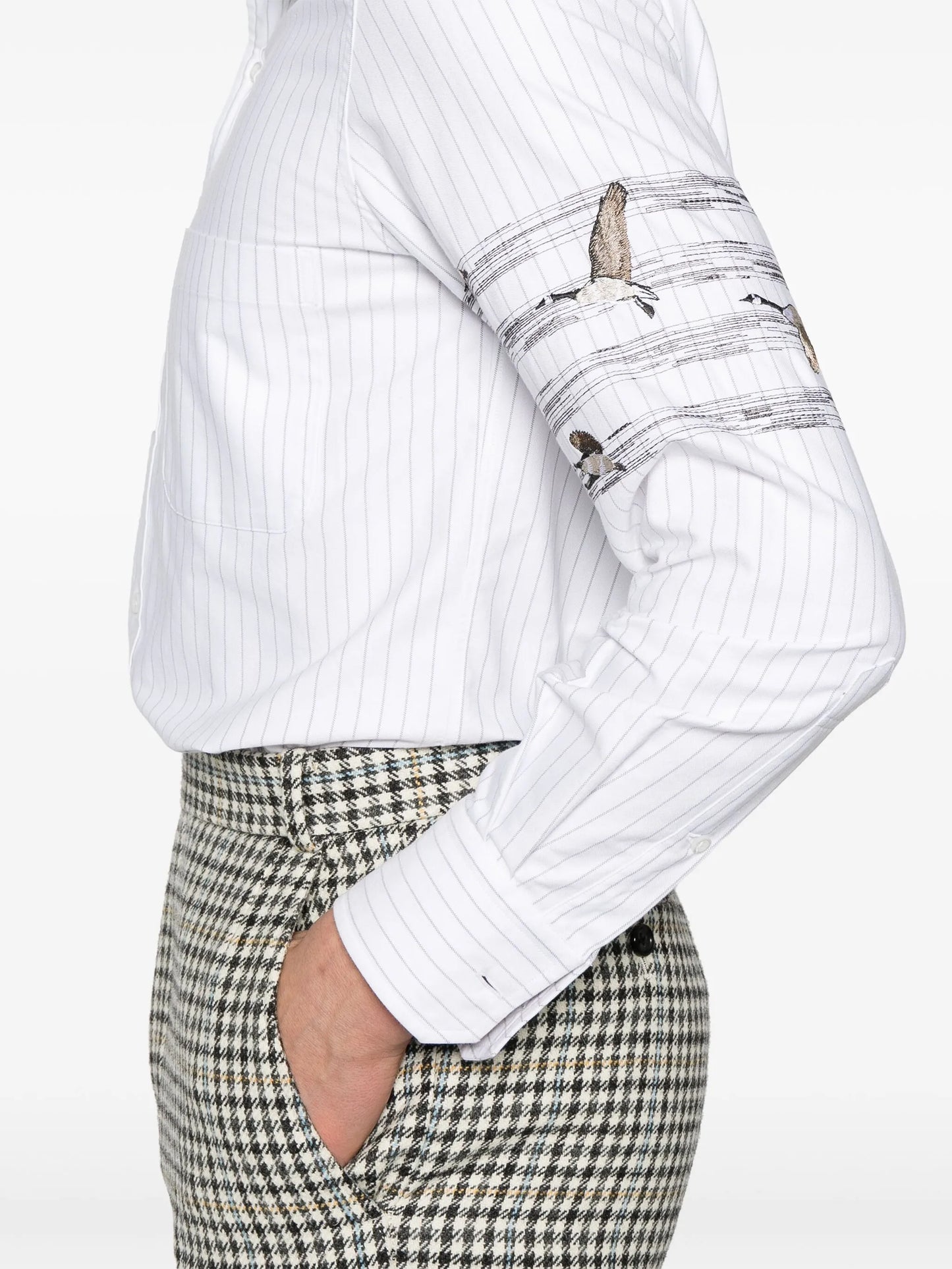embroidered-motif shirt