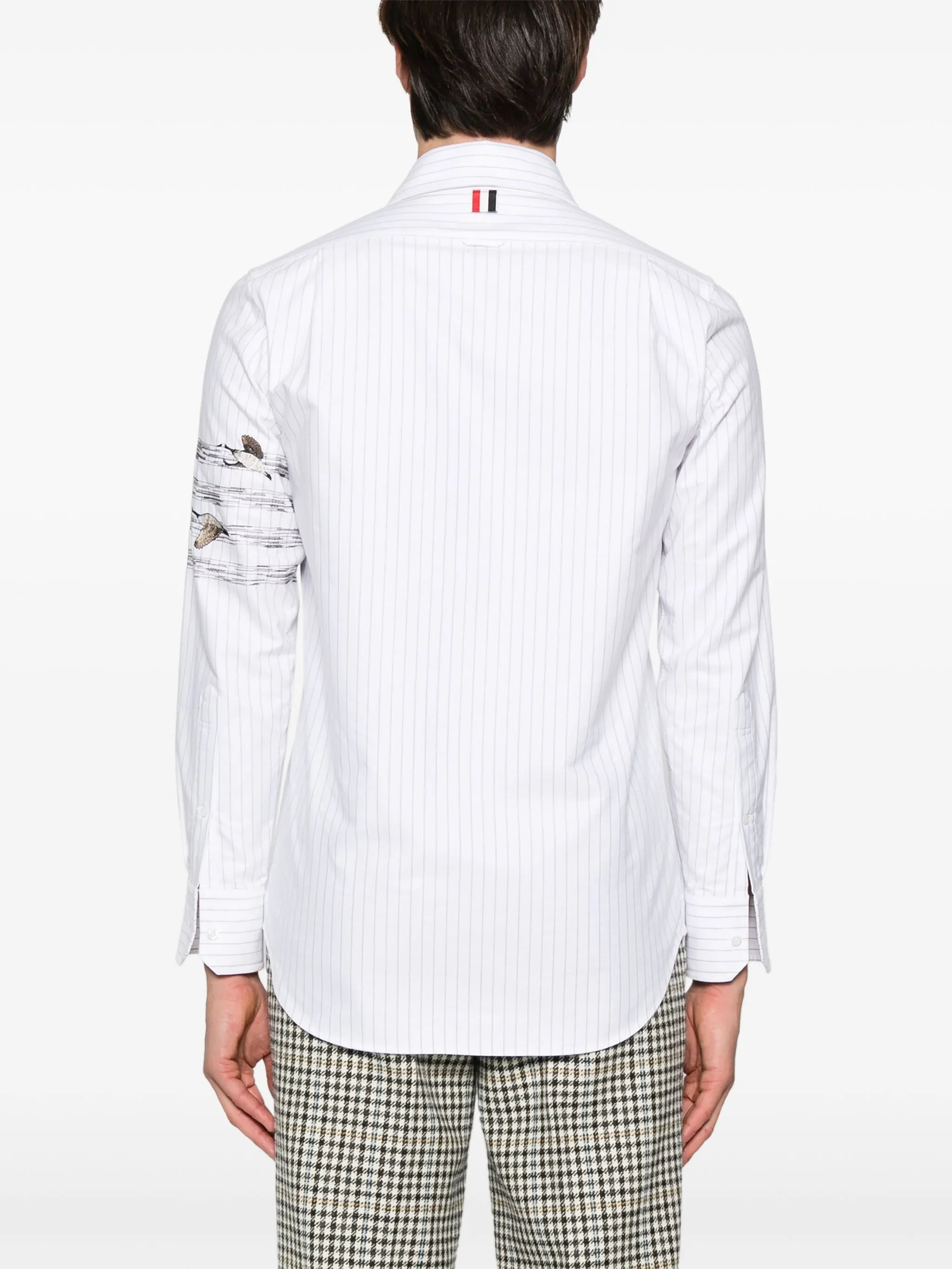 embroidered-motif shirt
