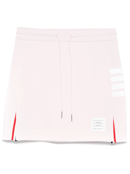4-Bar jersey mini skirt