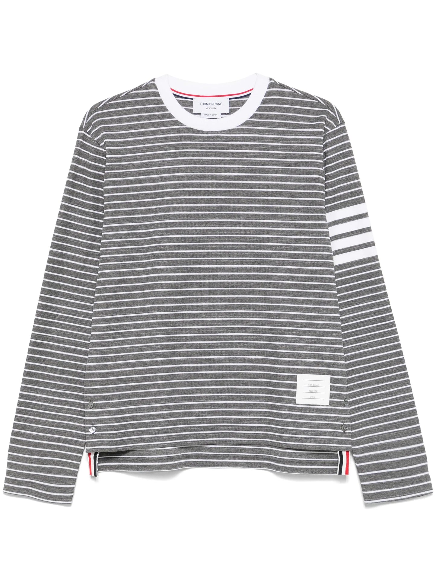 4-Bar stripe long-sleeve T-shirt