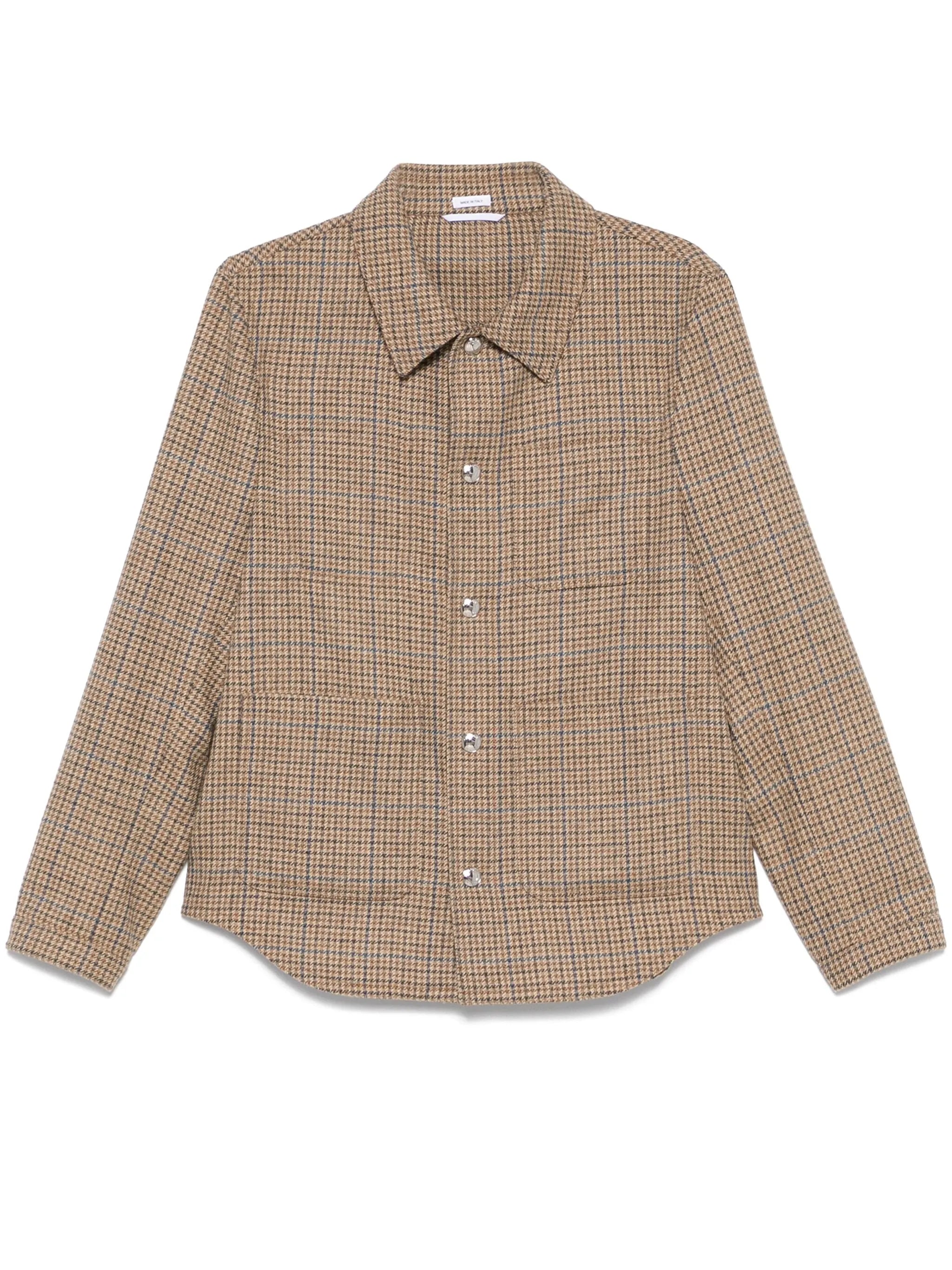 checked tweed jacket