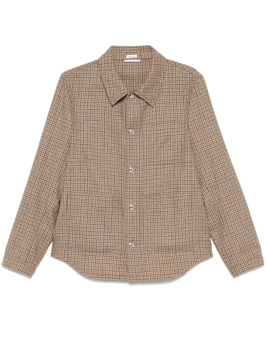 checked tweed jacket