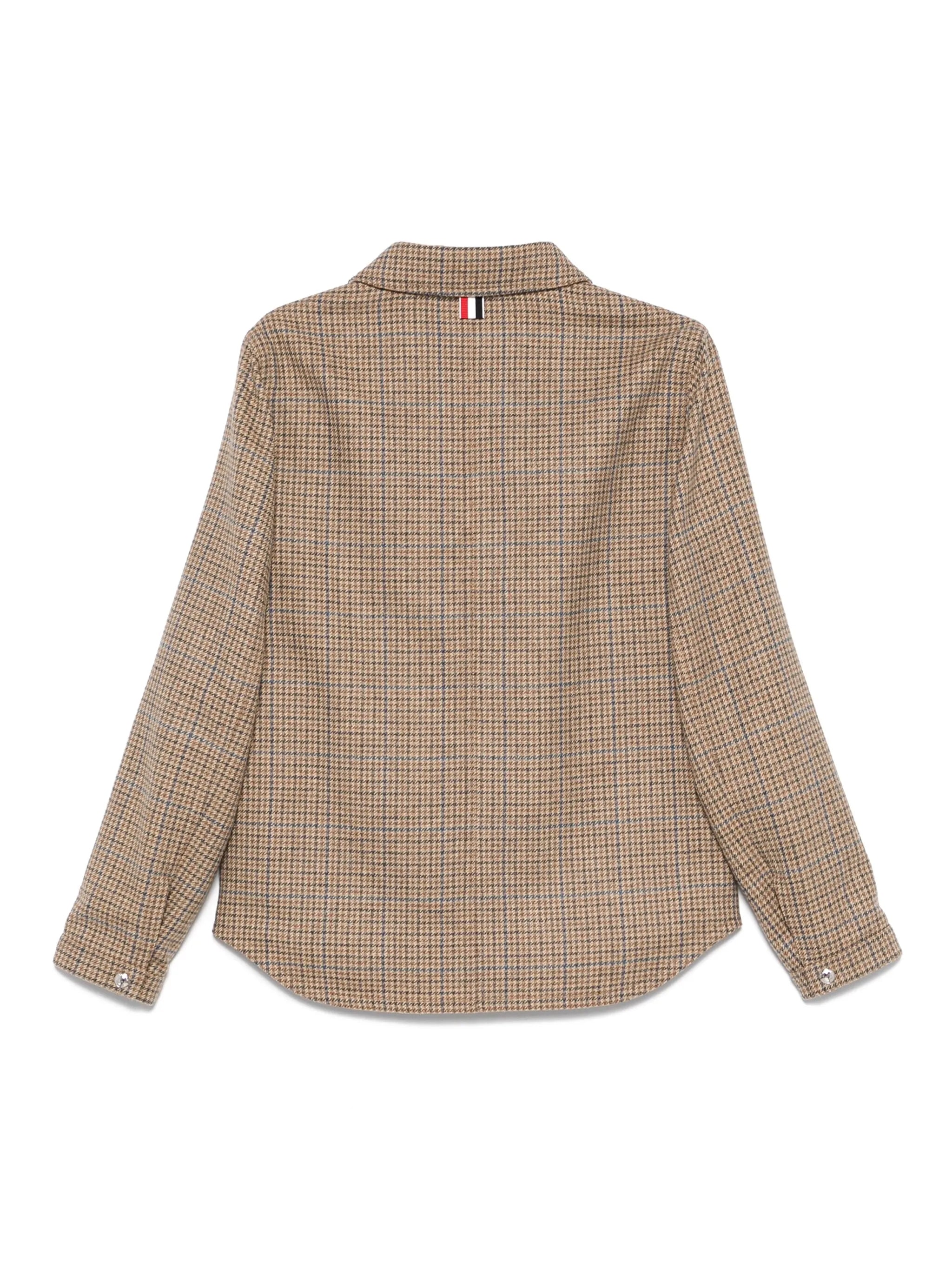 checked tweed jacket