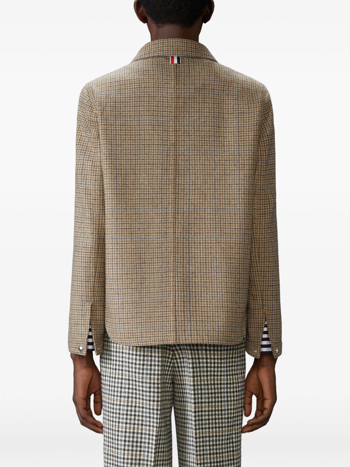 checked tweed jacket