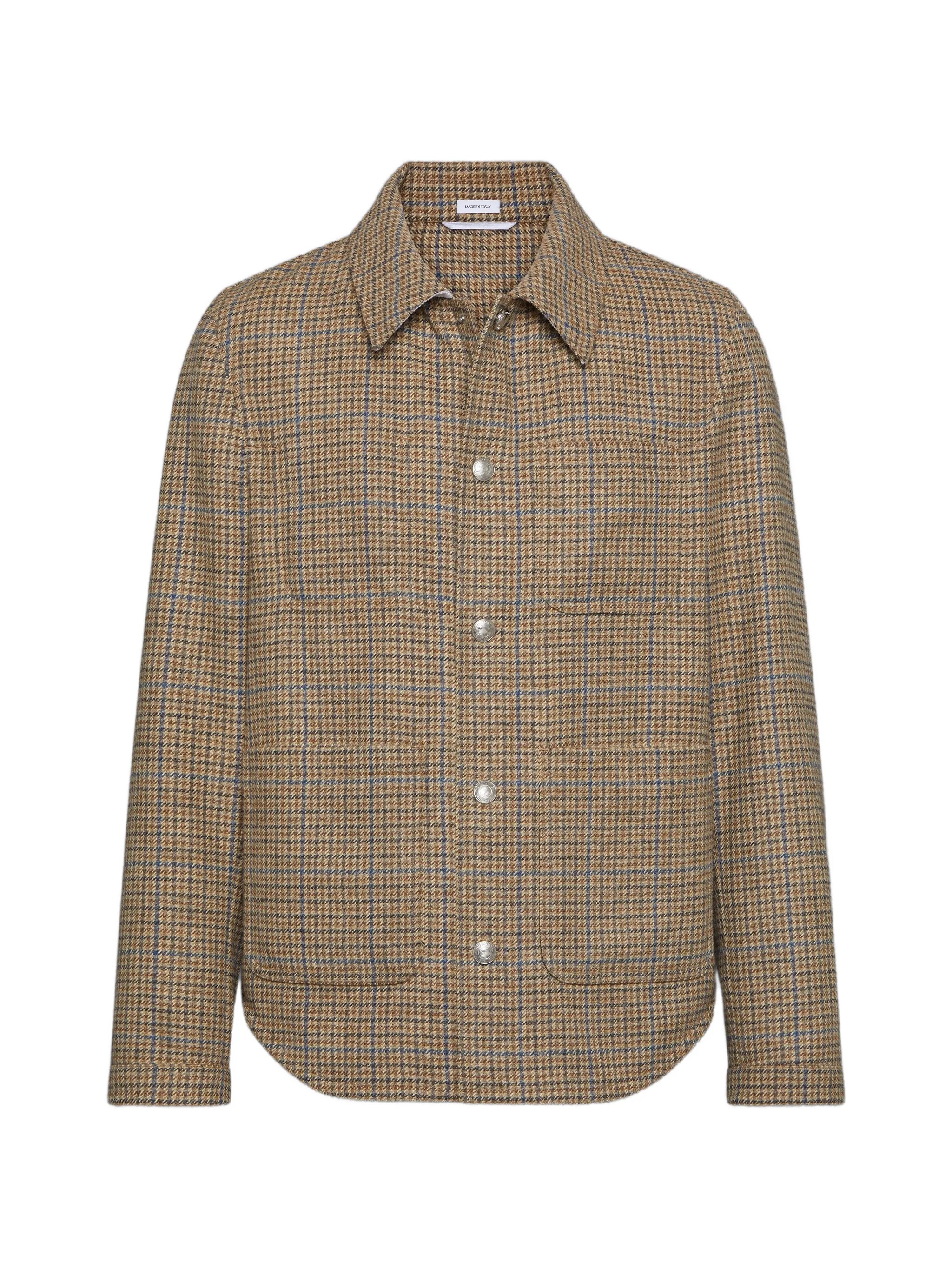 checked tweed jacket