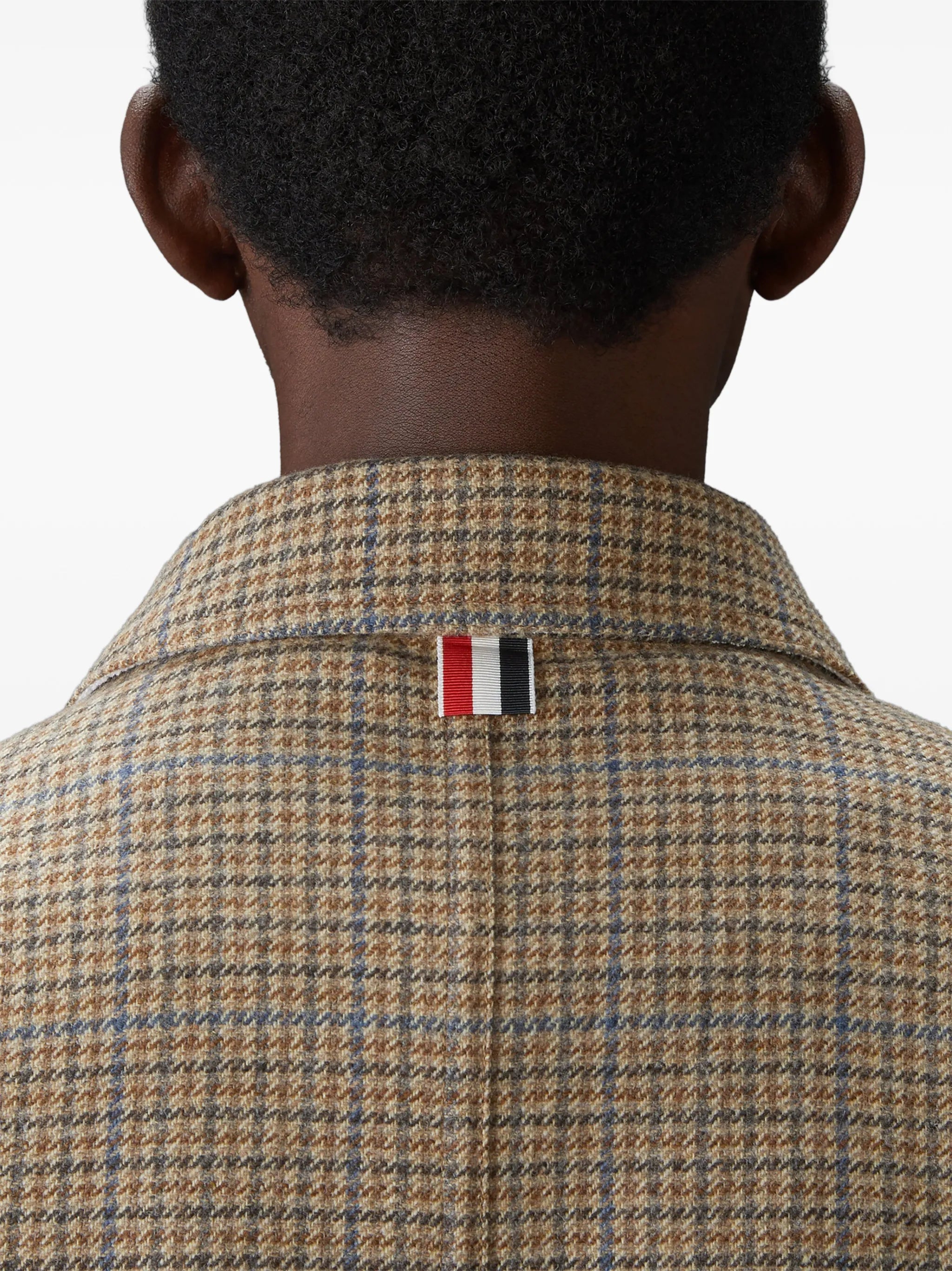 checked tweed jacket