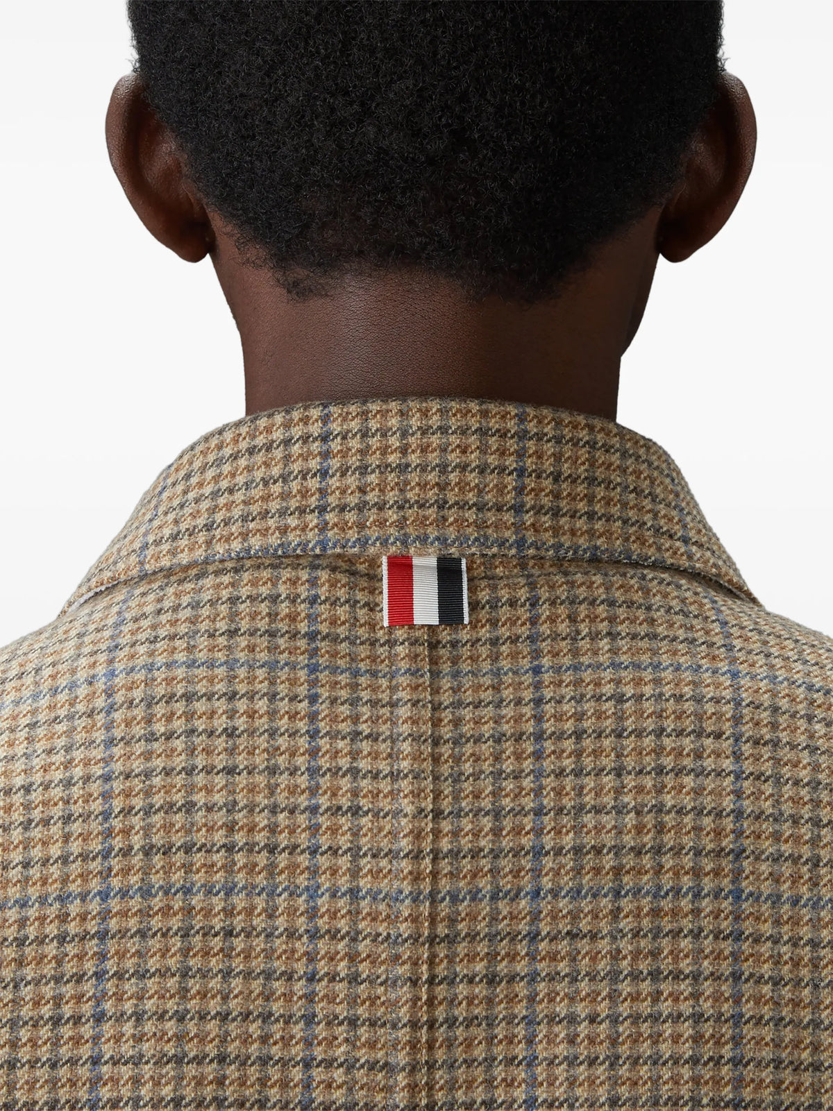 checked tweed jacket