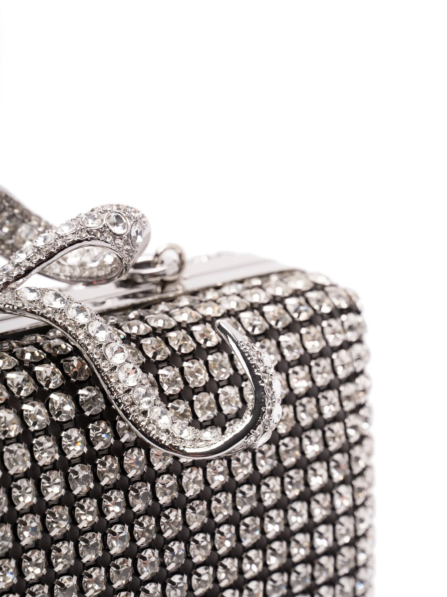 crystal clutch bag