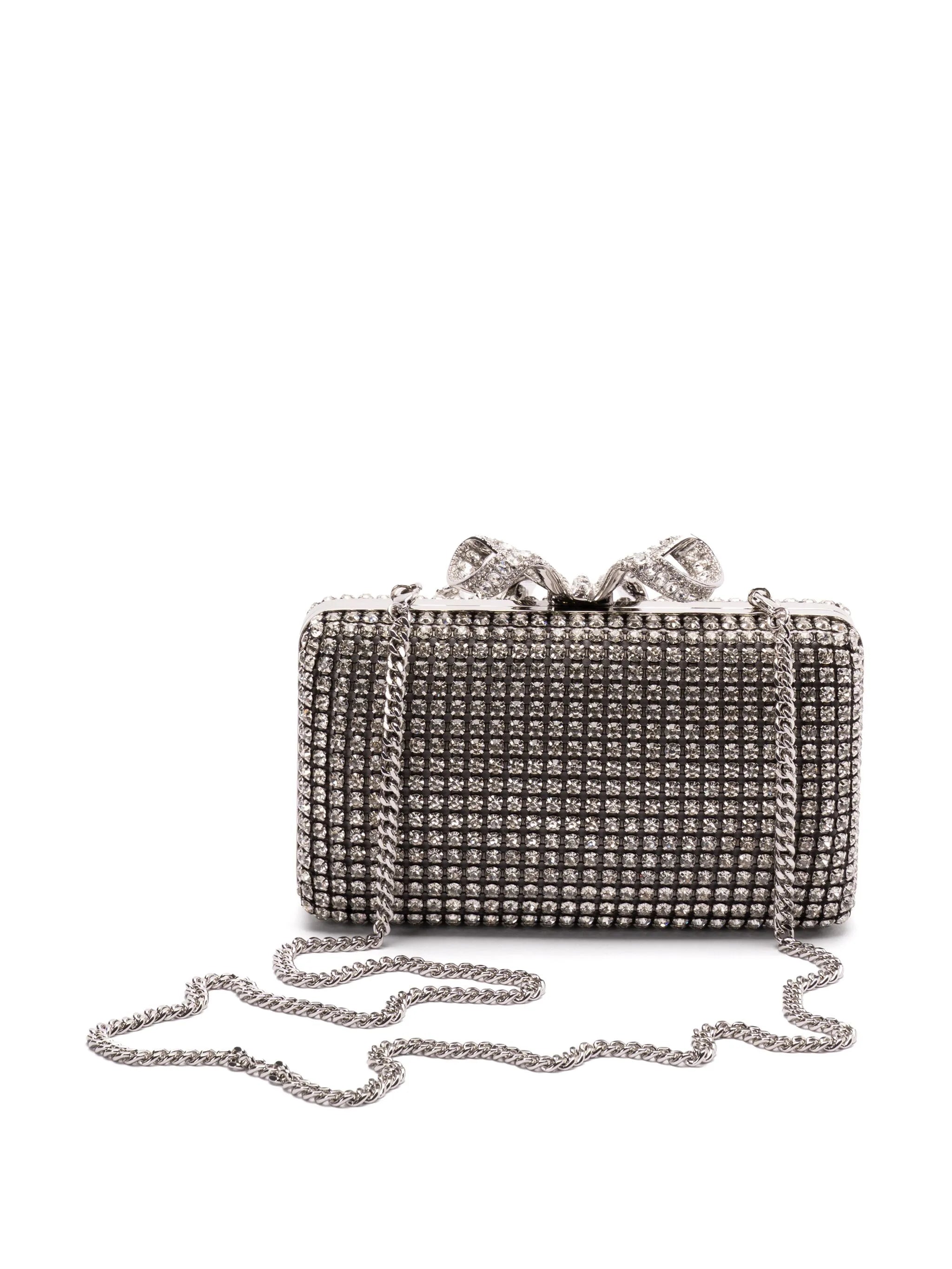 crystal clutch bag