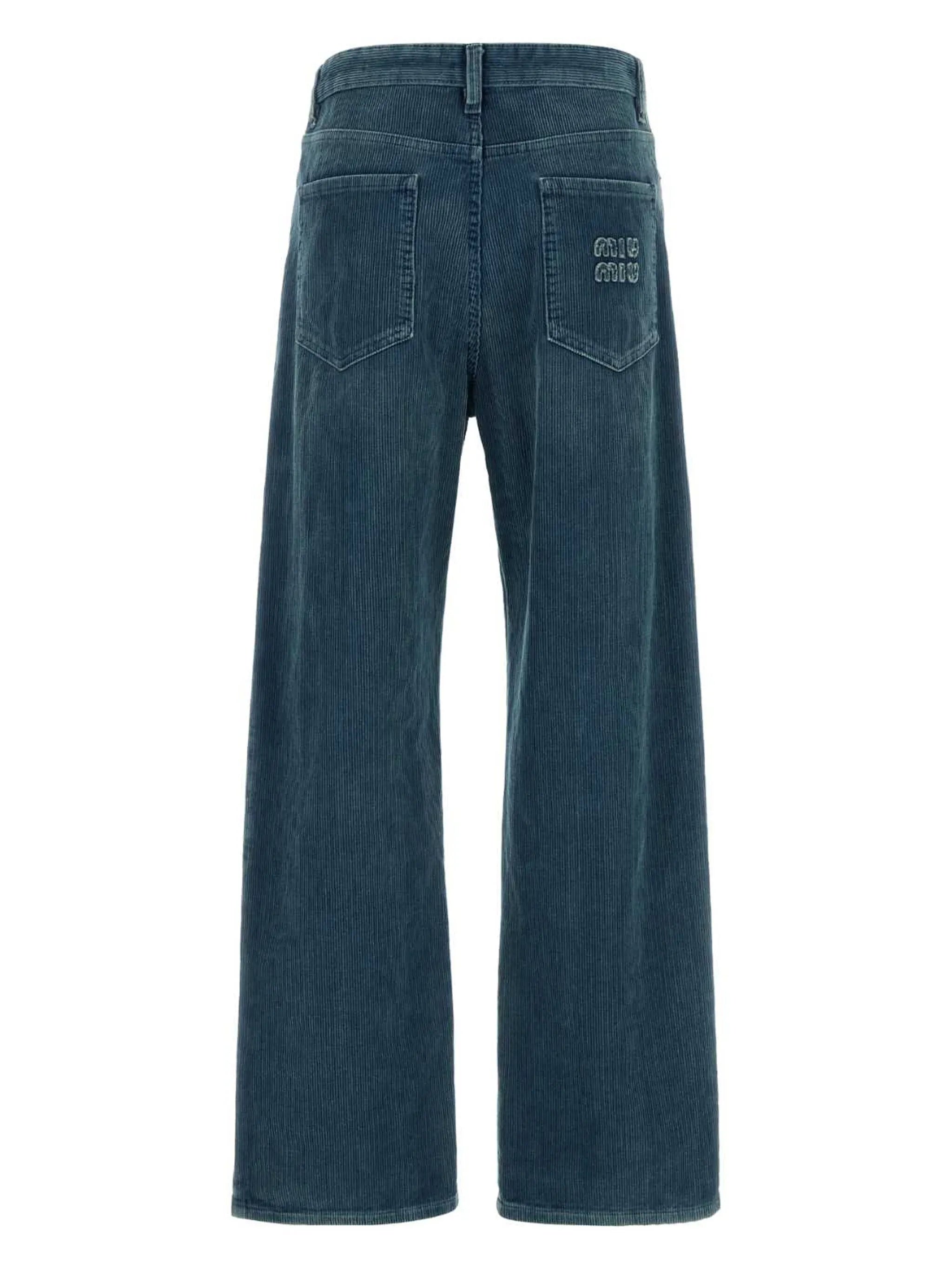 logo-patch trousers