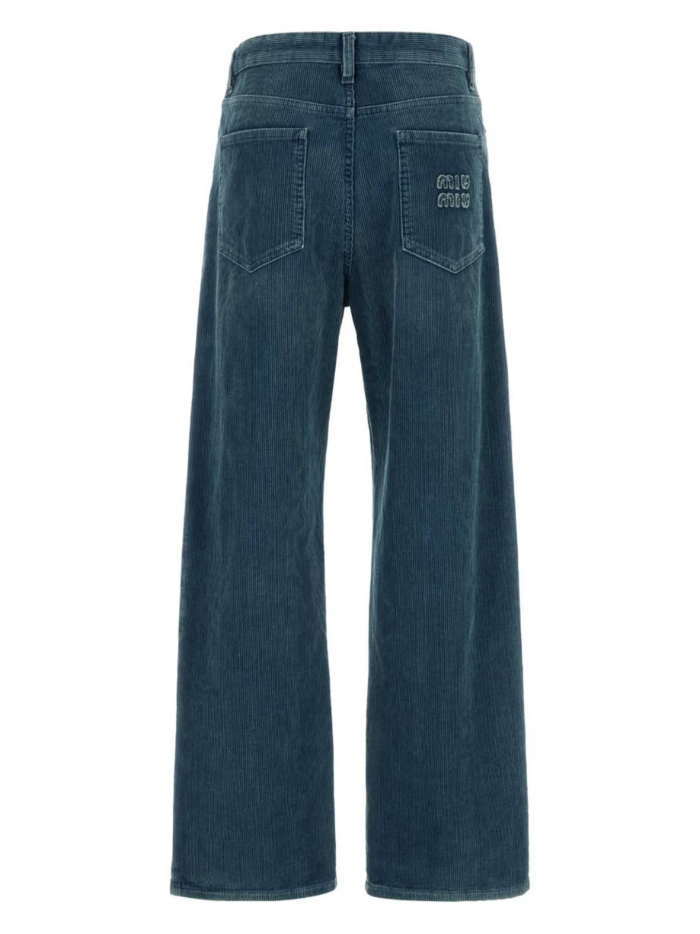 logo-patch trousers