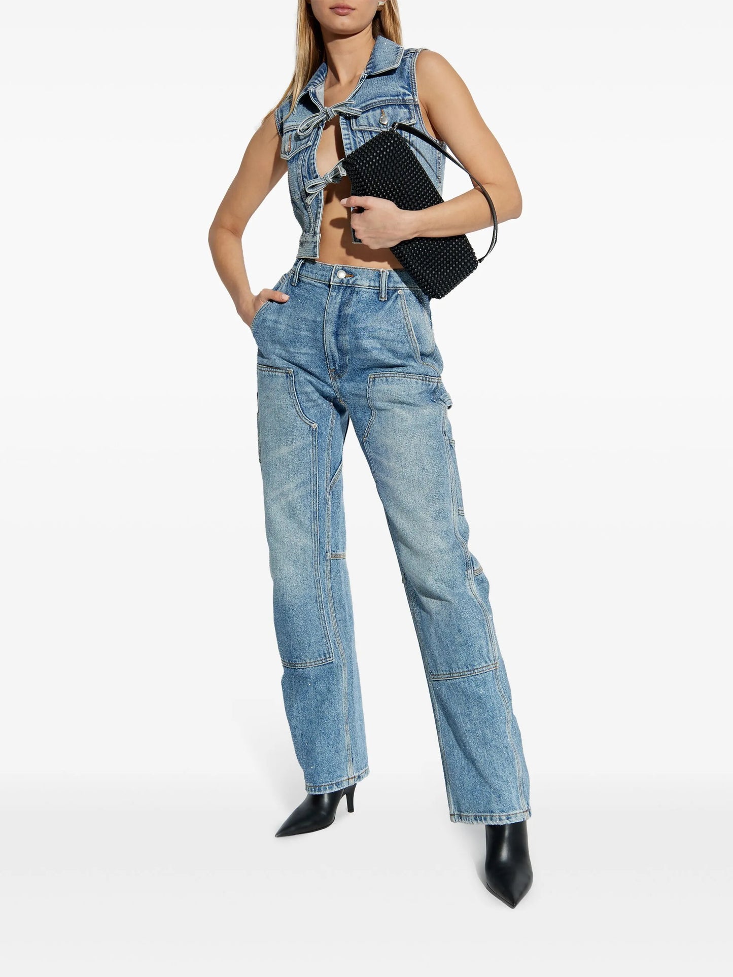 denim top