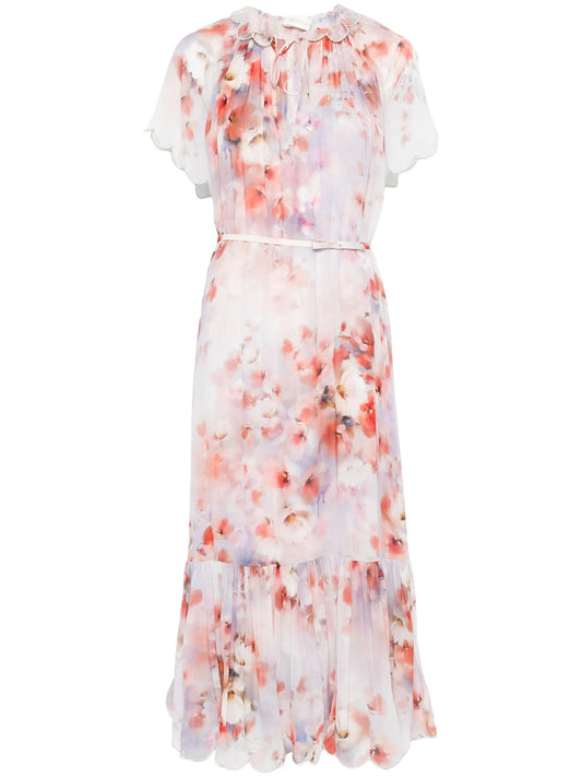 Crush Flutter midi dress