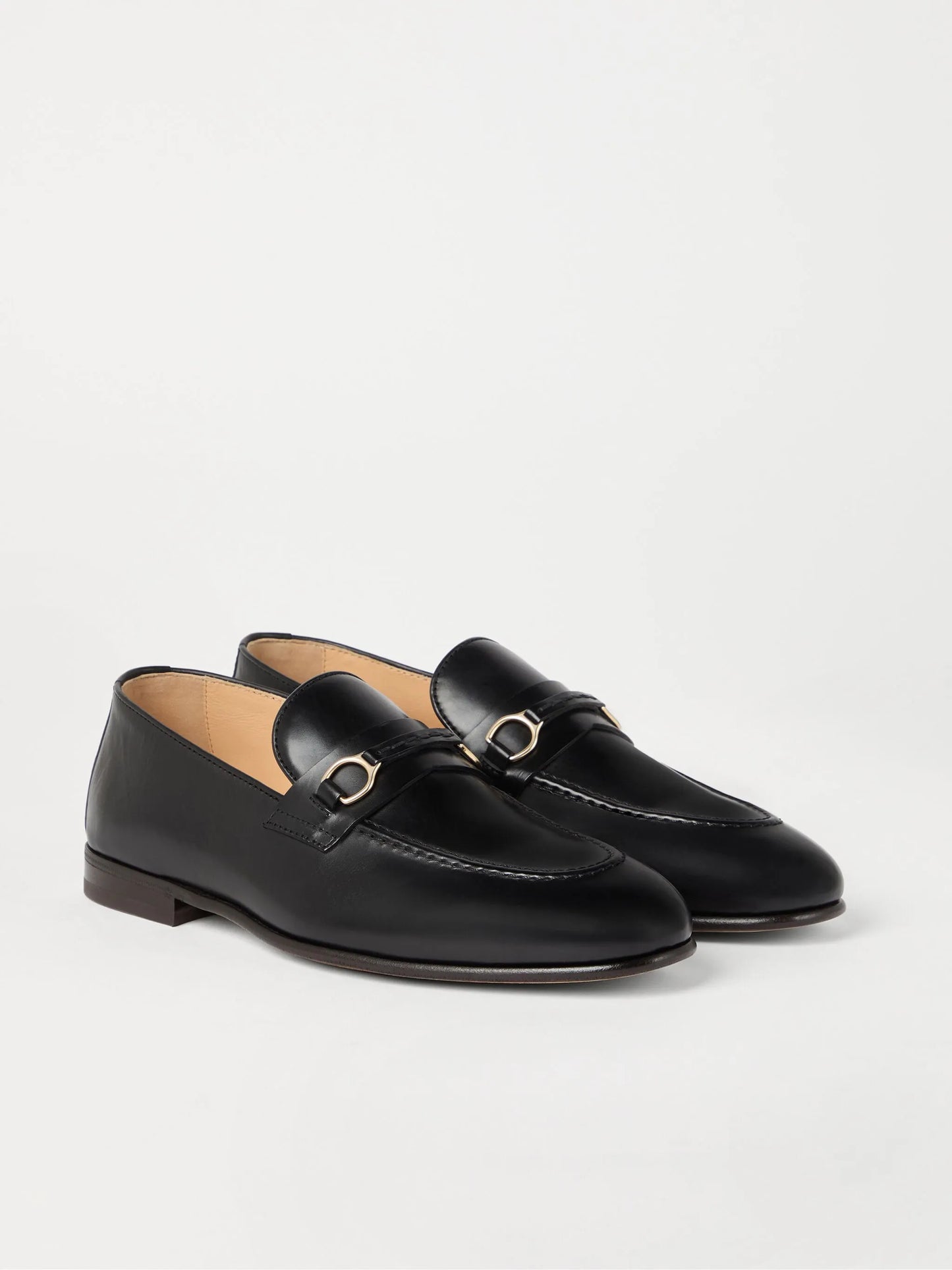 leather loafers