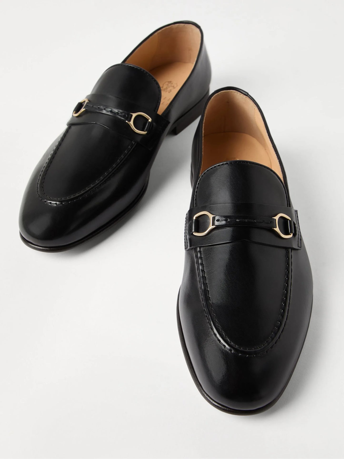 leather loafers