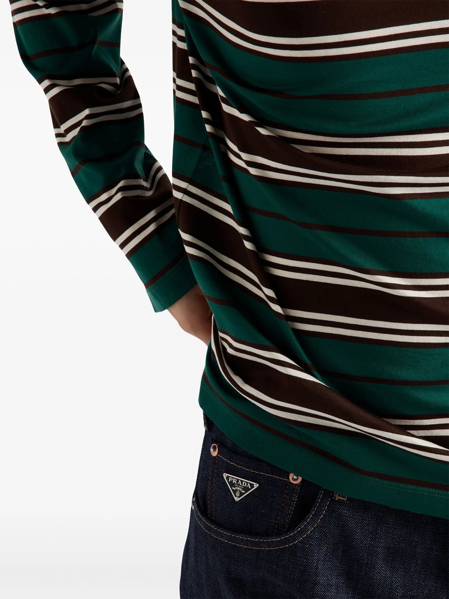 striped polo shirt