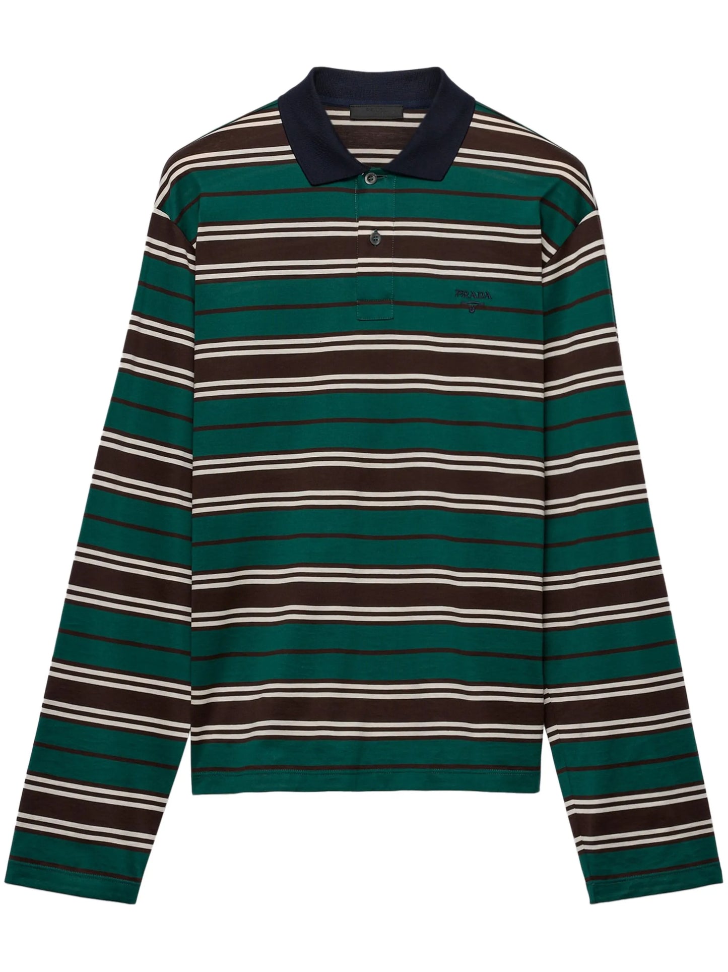 striped polo shirt