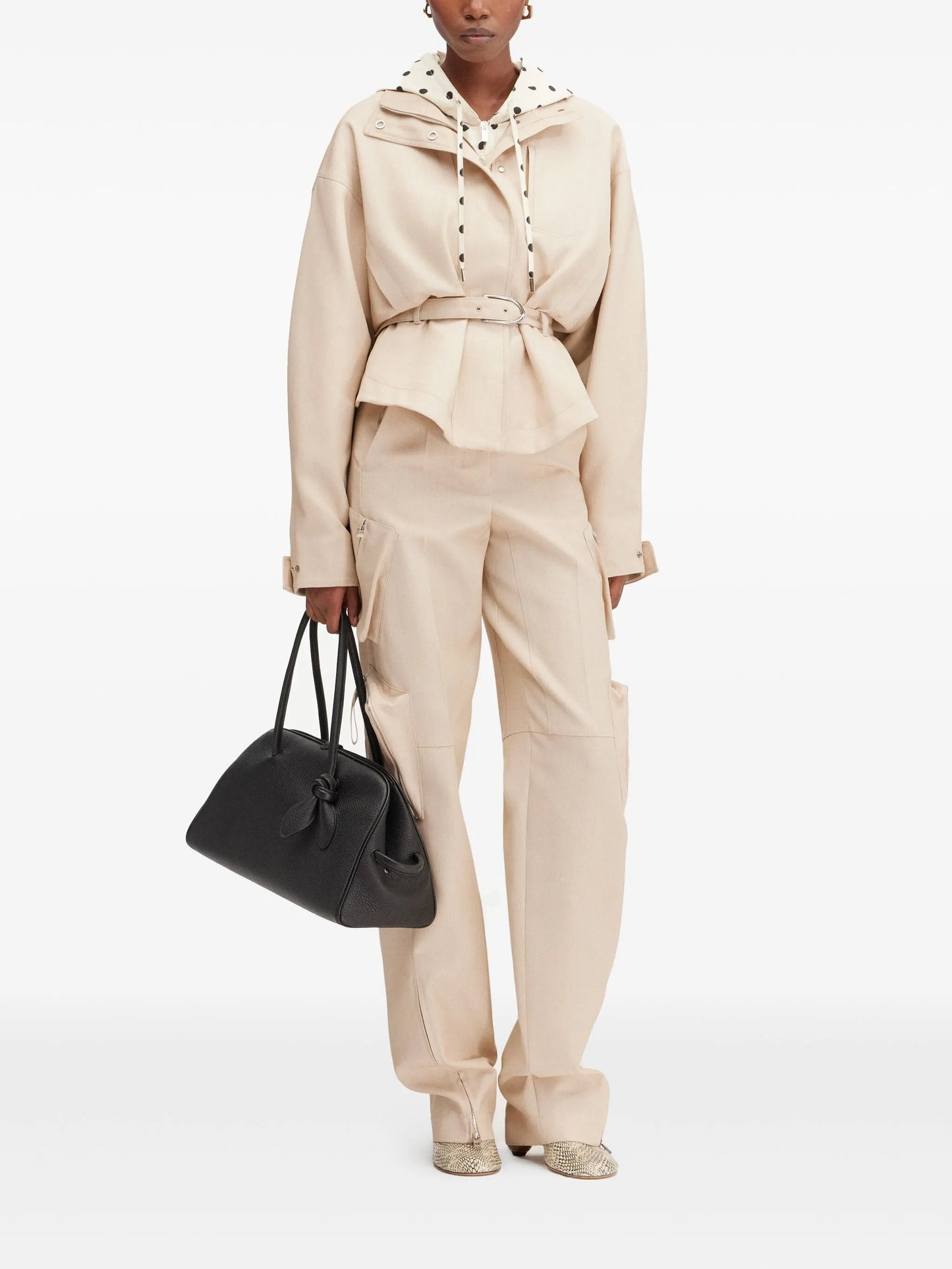 belted jacket