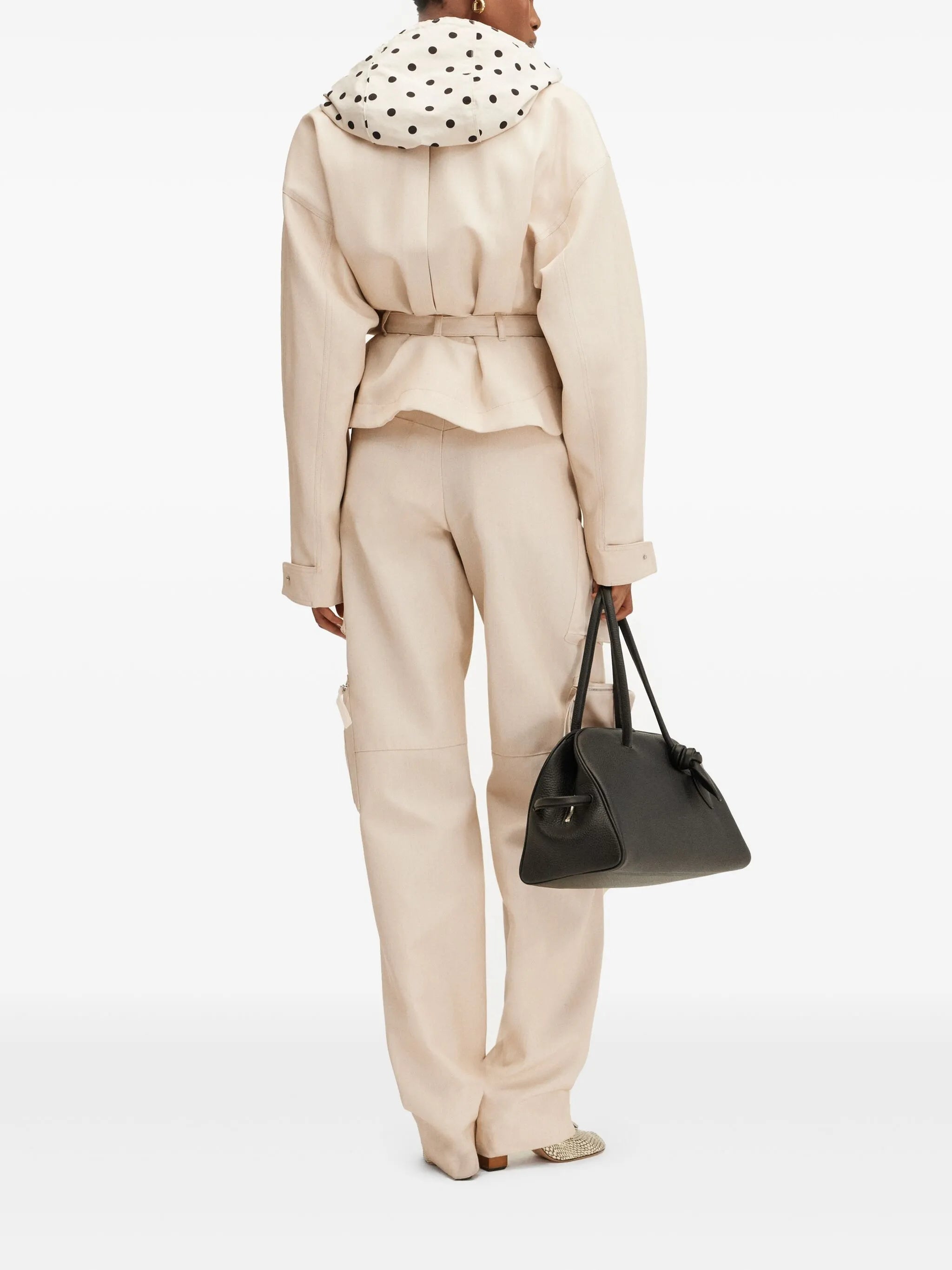 belted jacket