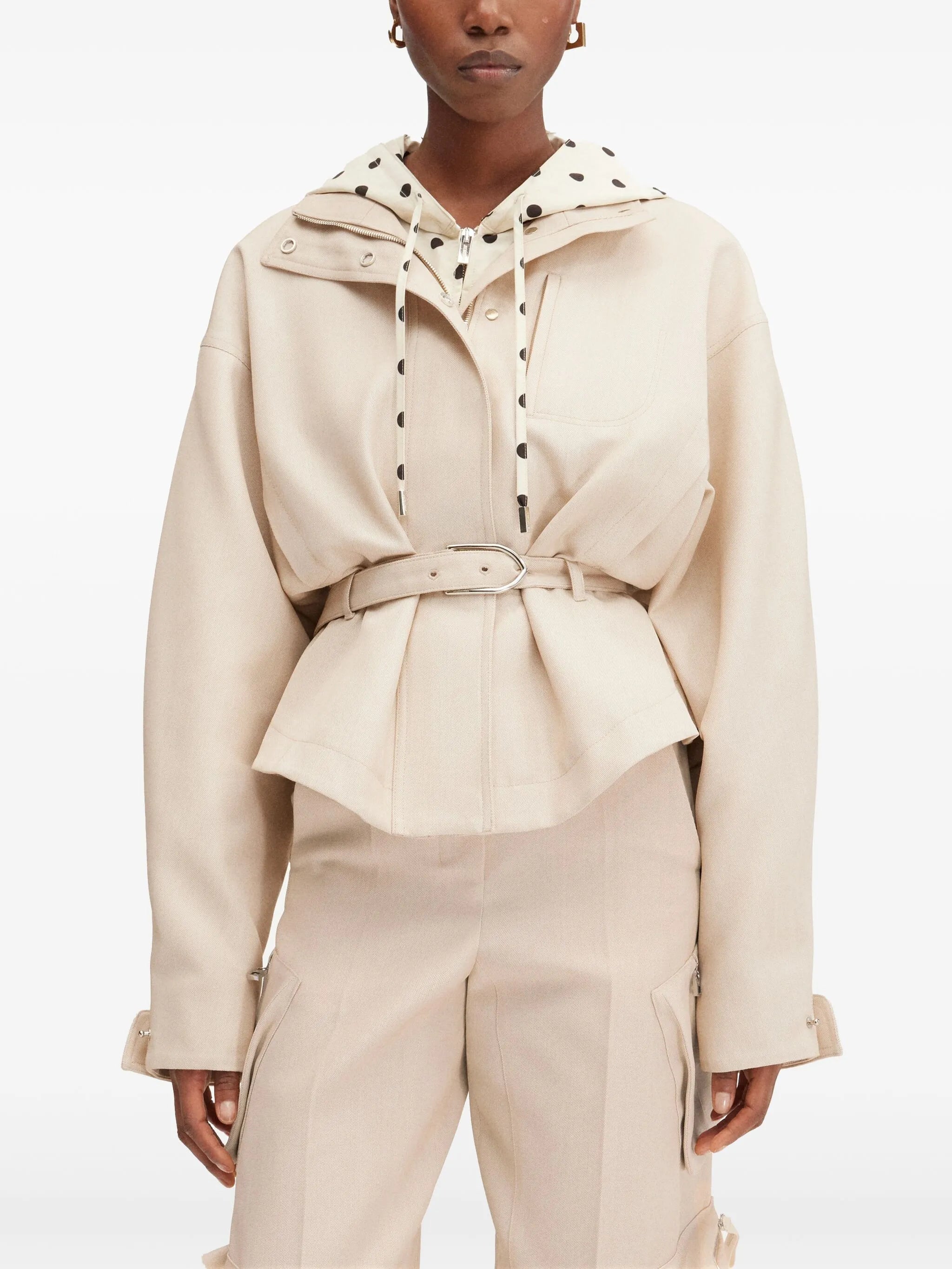belted jacket
