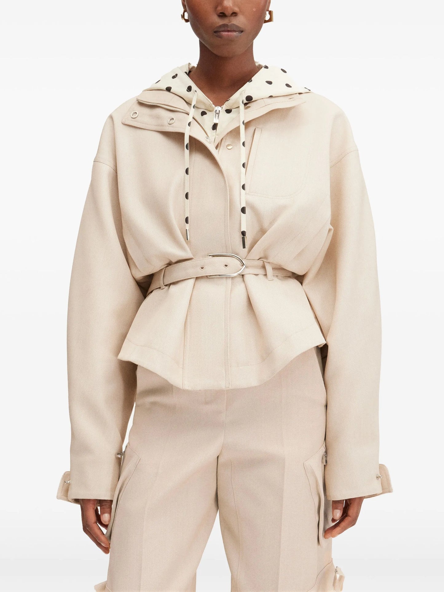 belted jacket