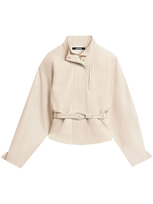 belted jacket