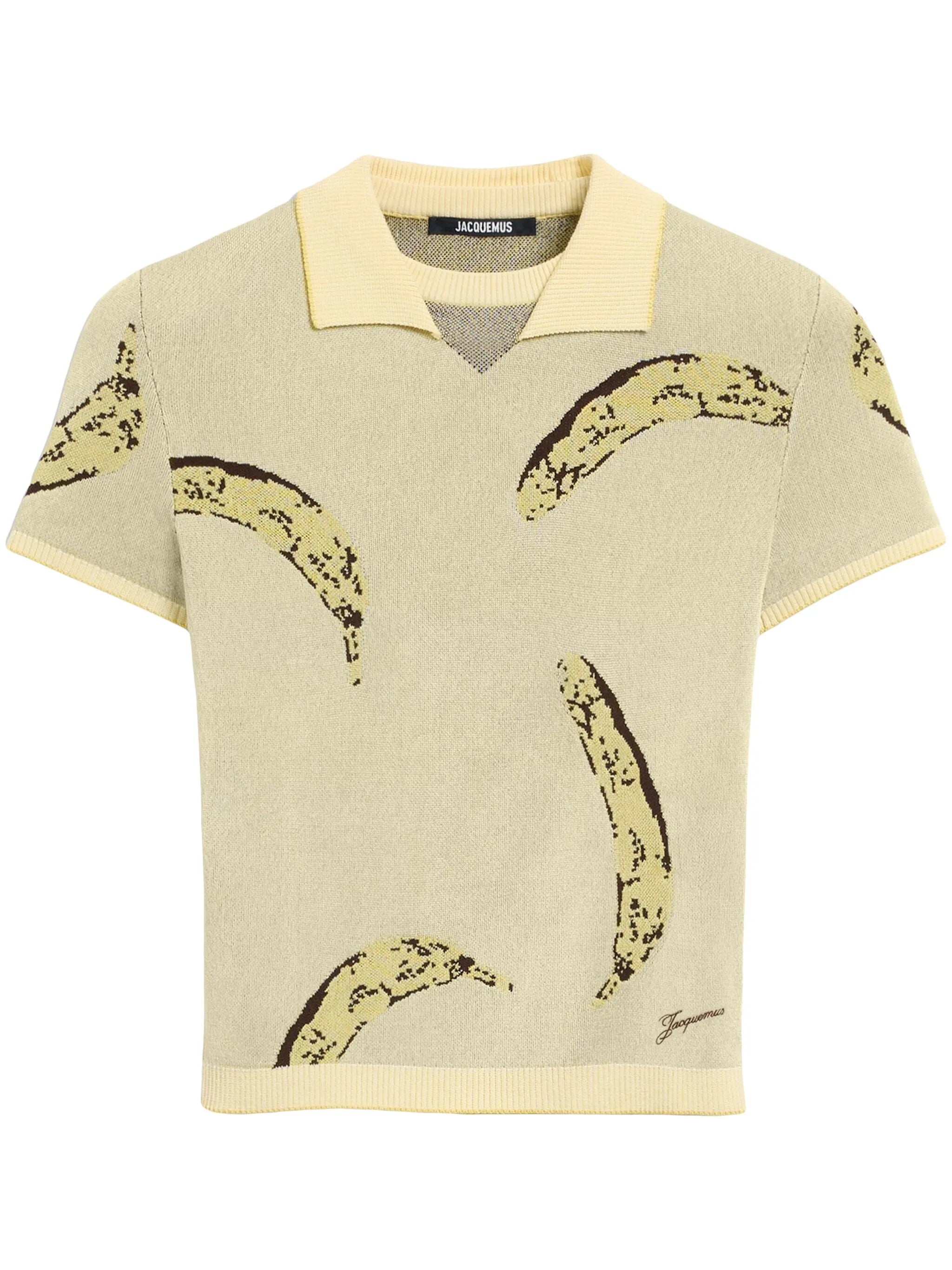 intarsia-knit T-shirt