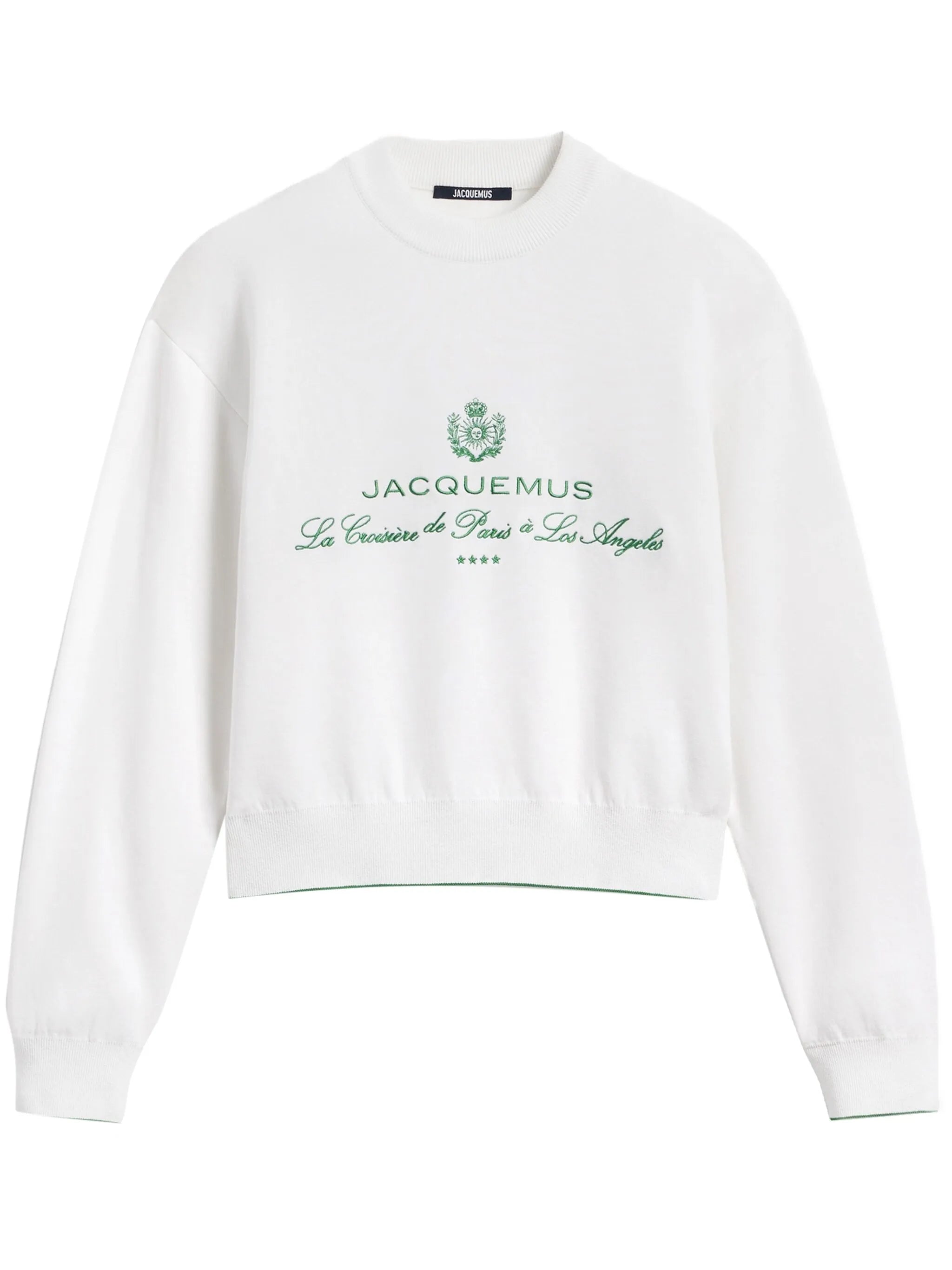 logo-embroidered sweatshirt