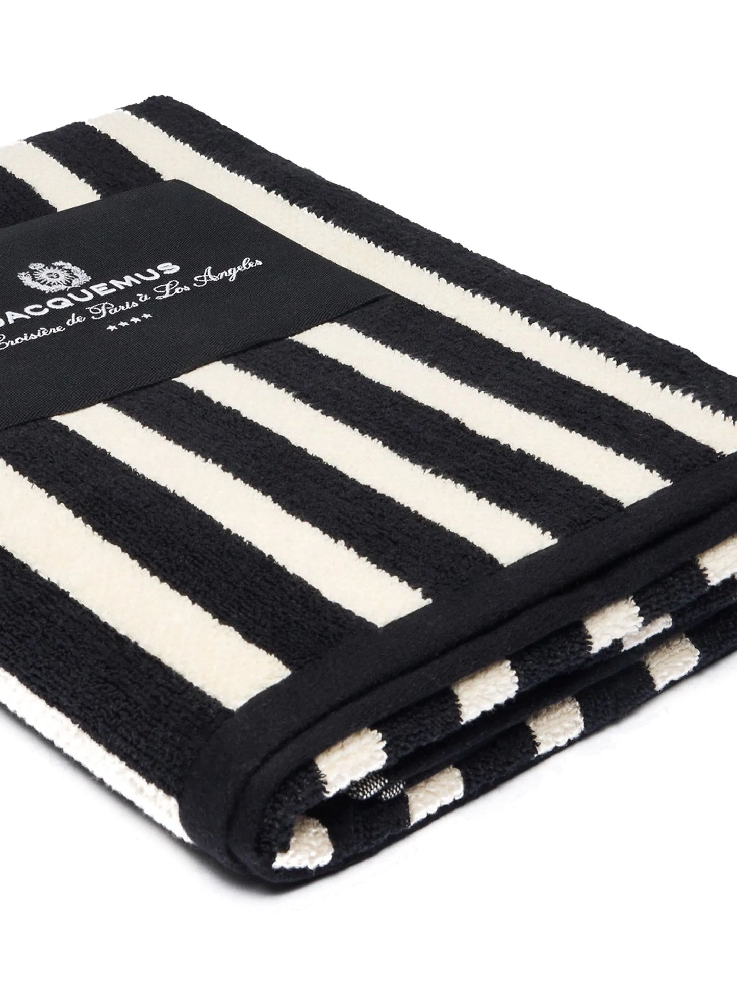 striped beach towel