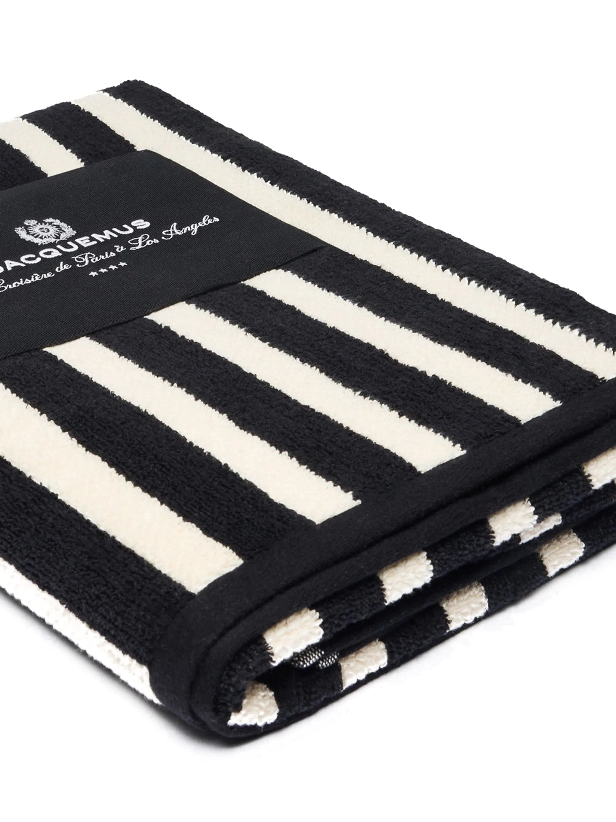 striped beach towel