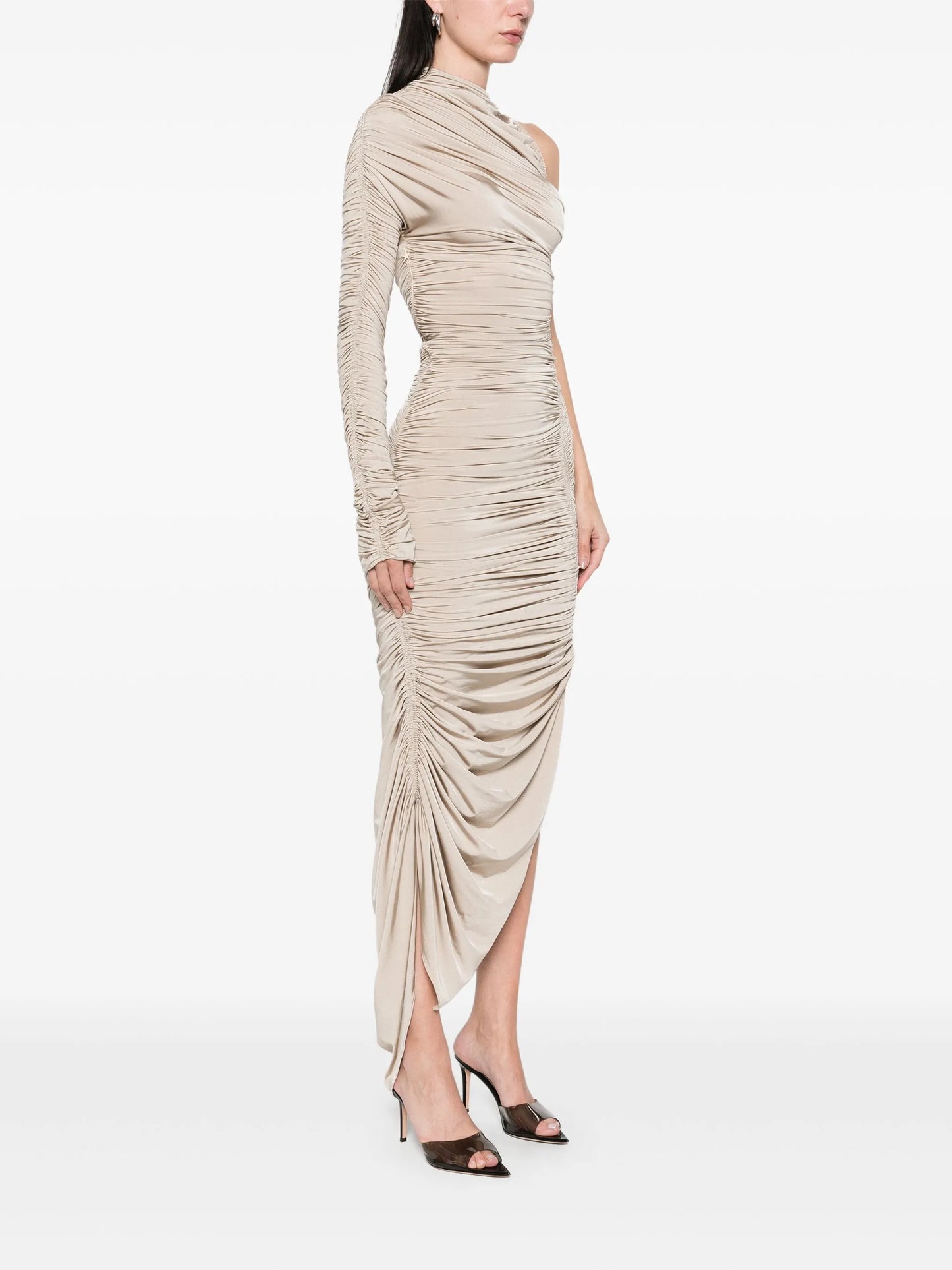 asymmetrical maxi dress