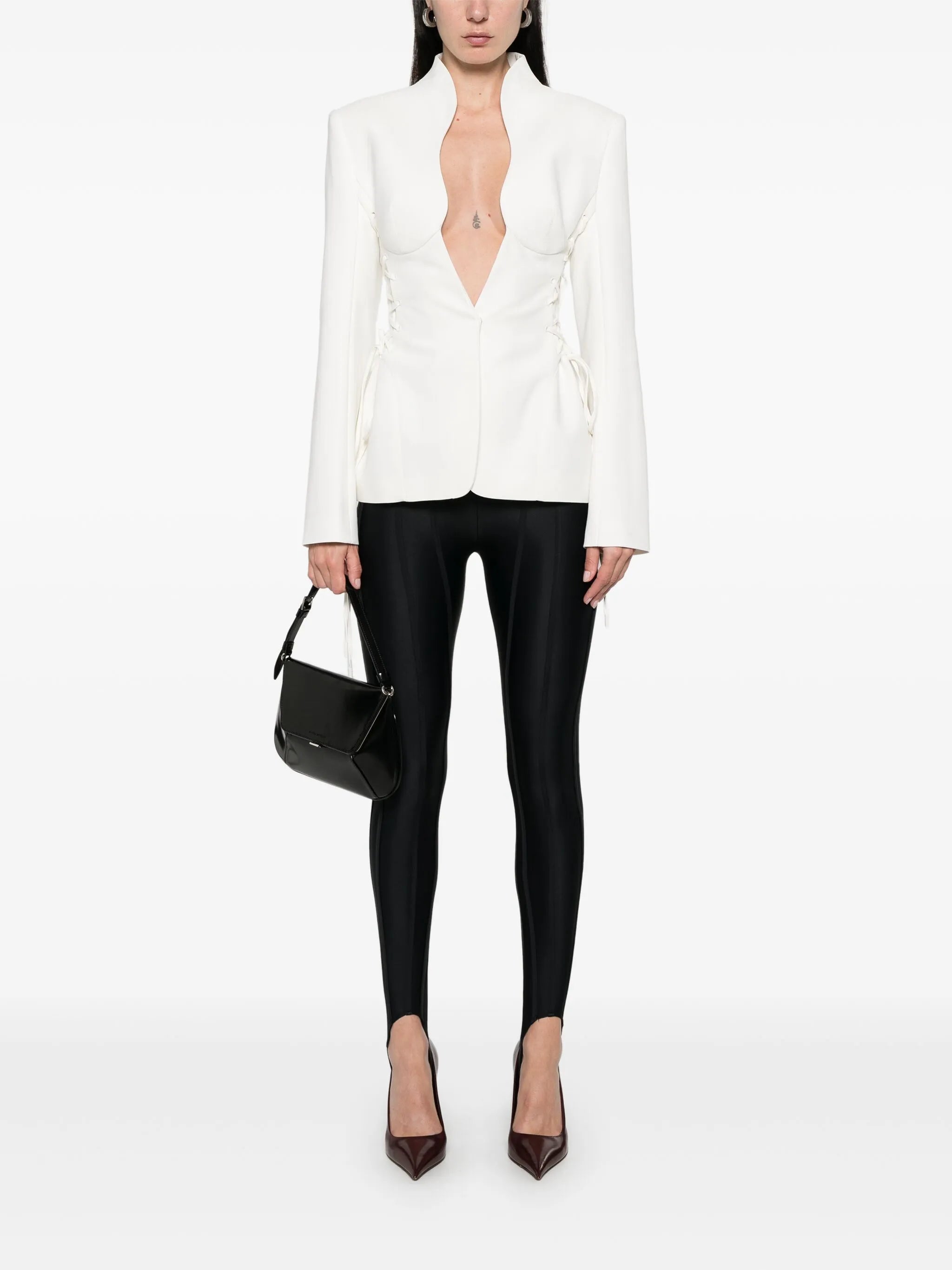 corseted leggings