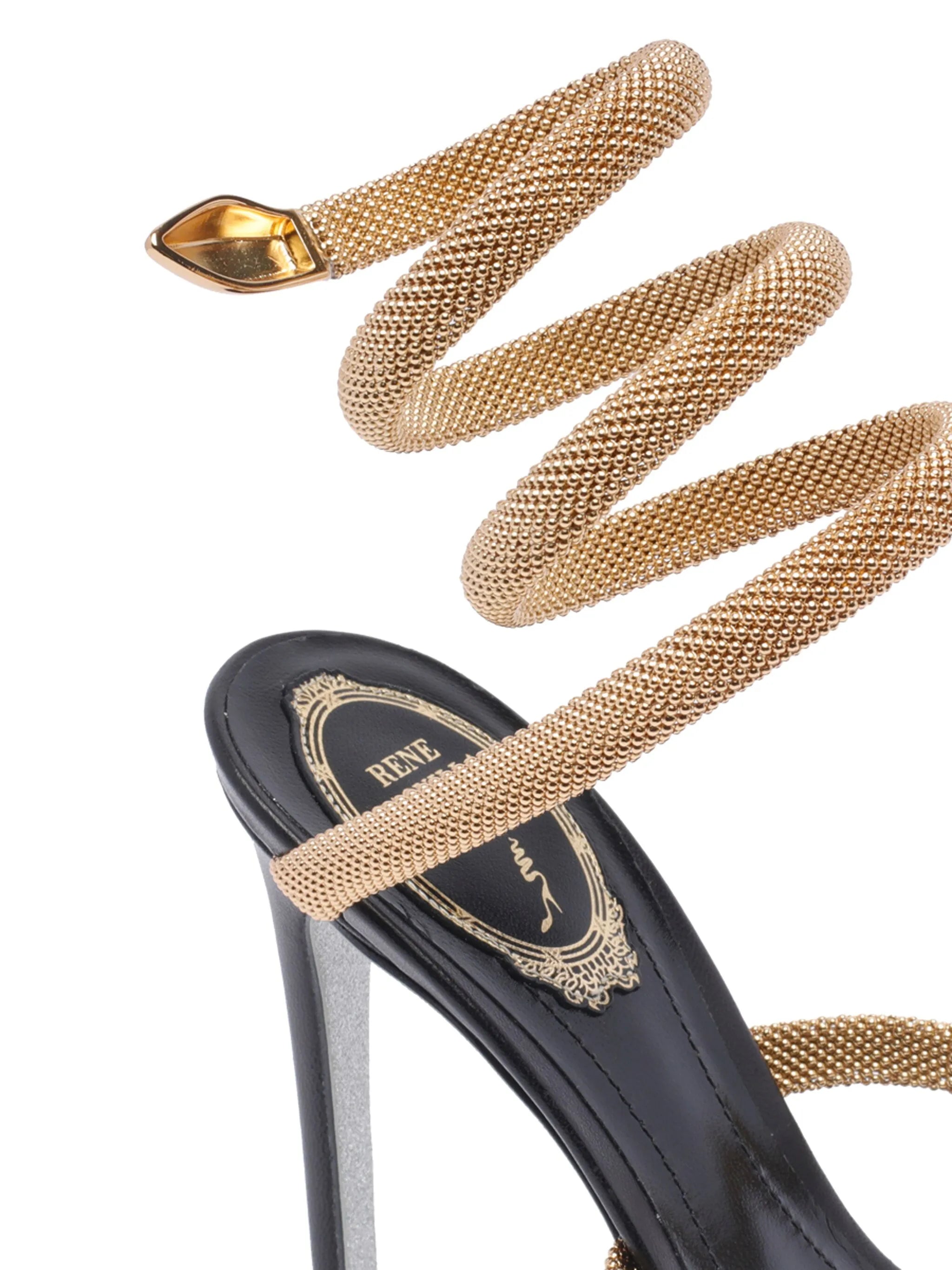 120mm leather pumps