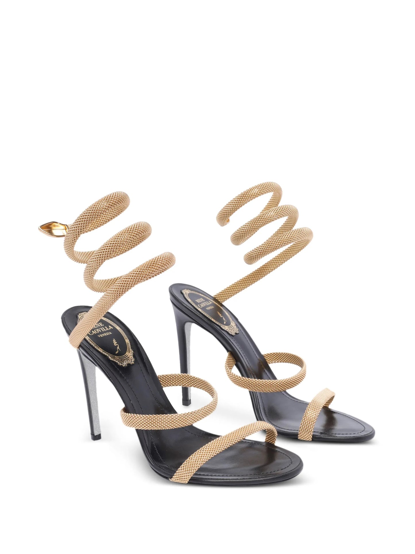 120mm leather pumps